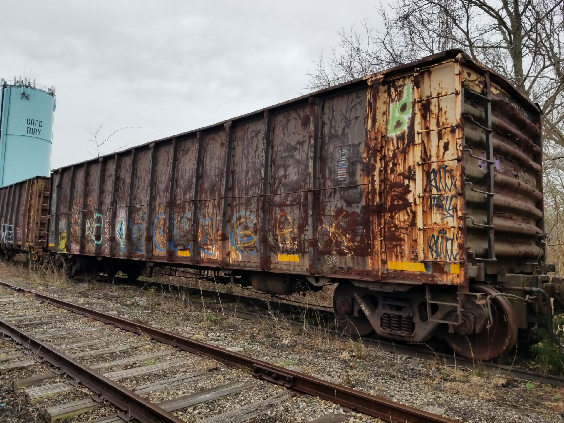 LOT 3 - (X 5) HIGH-SIDED GONDOLA RAIL CARS (CAPE MAY, NJ) (3-1) SRXX 4308 HIGH-SIDED GONDOLA RAIL - Image 15 of 19