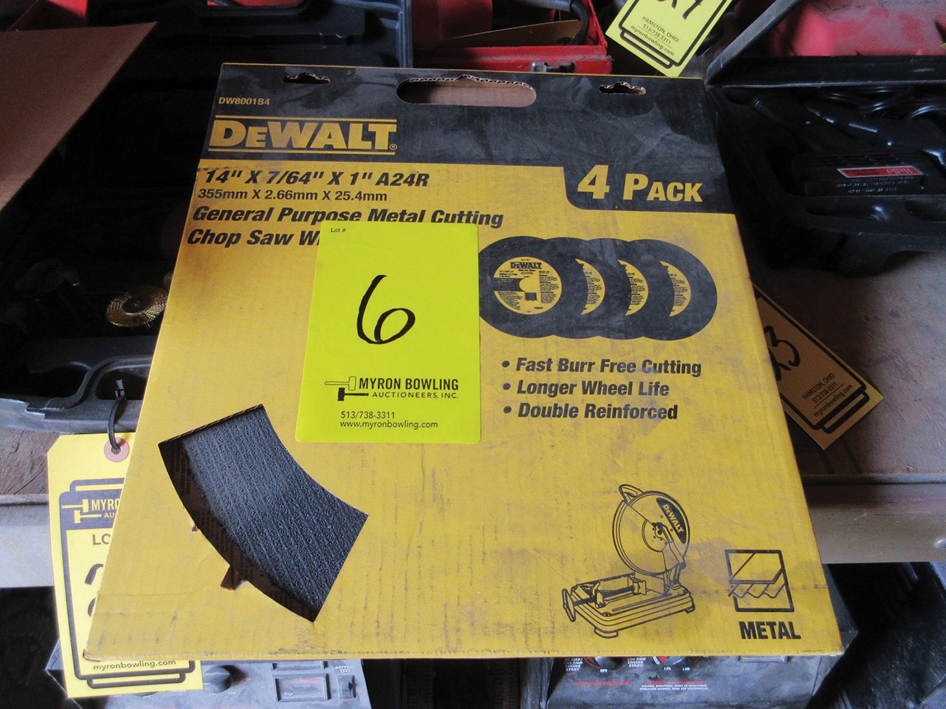 DEWALT 14'' ABRASIVE BLADES (X3)