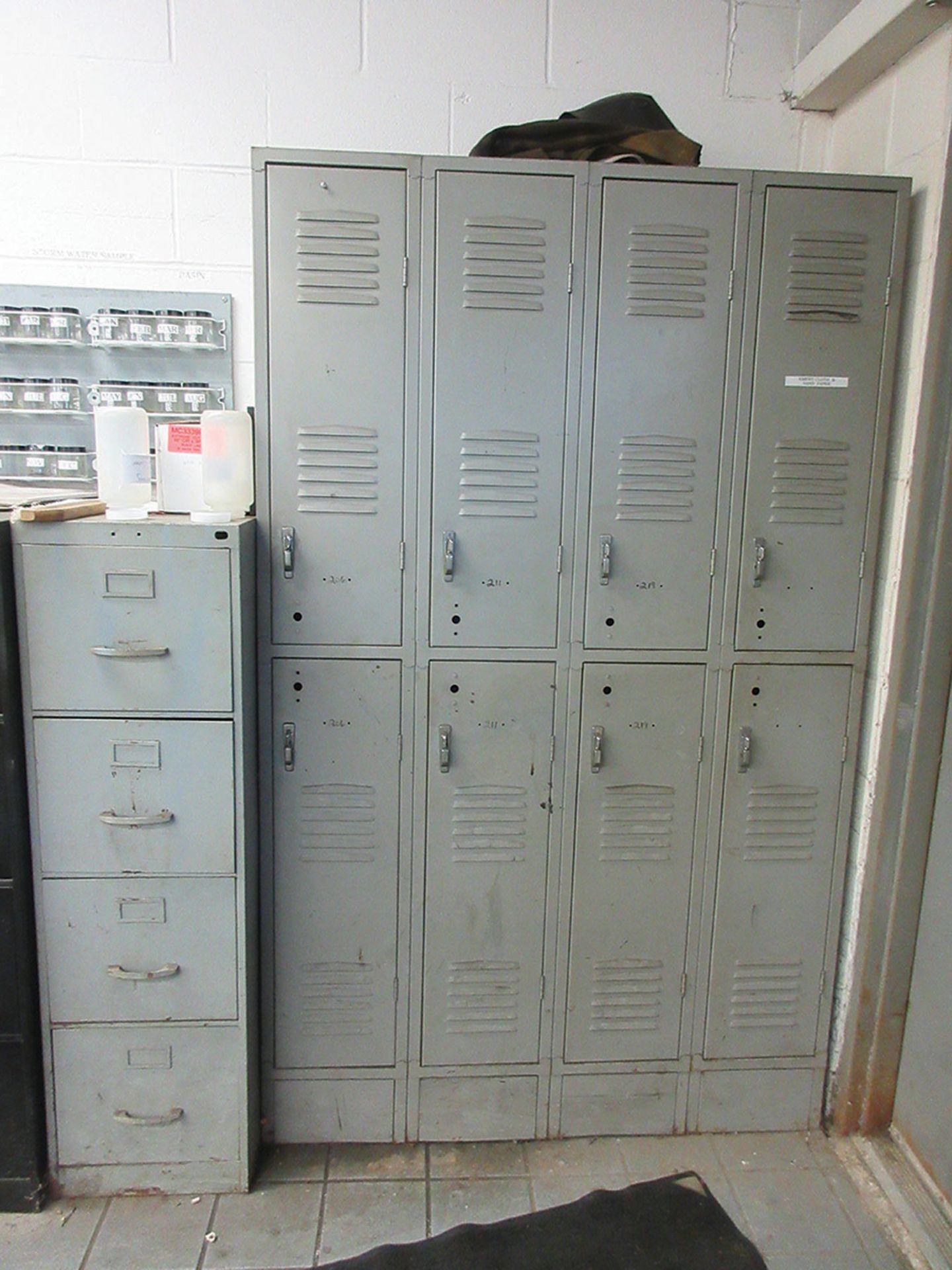 DESK, FILE CABINETS, AND LOCKERS - Image 2 of 2