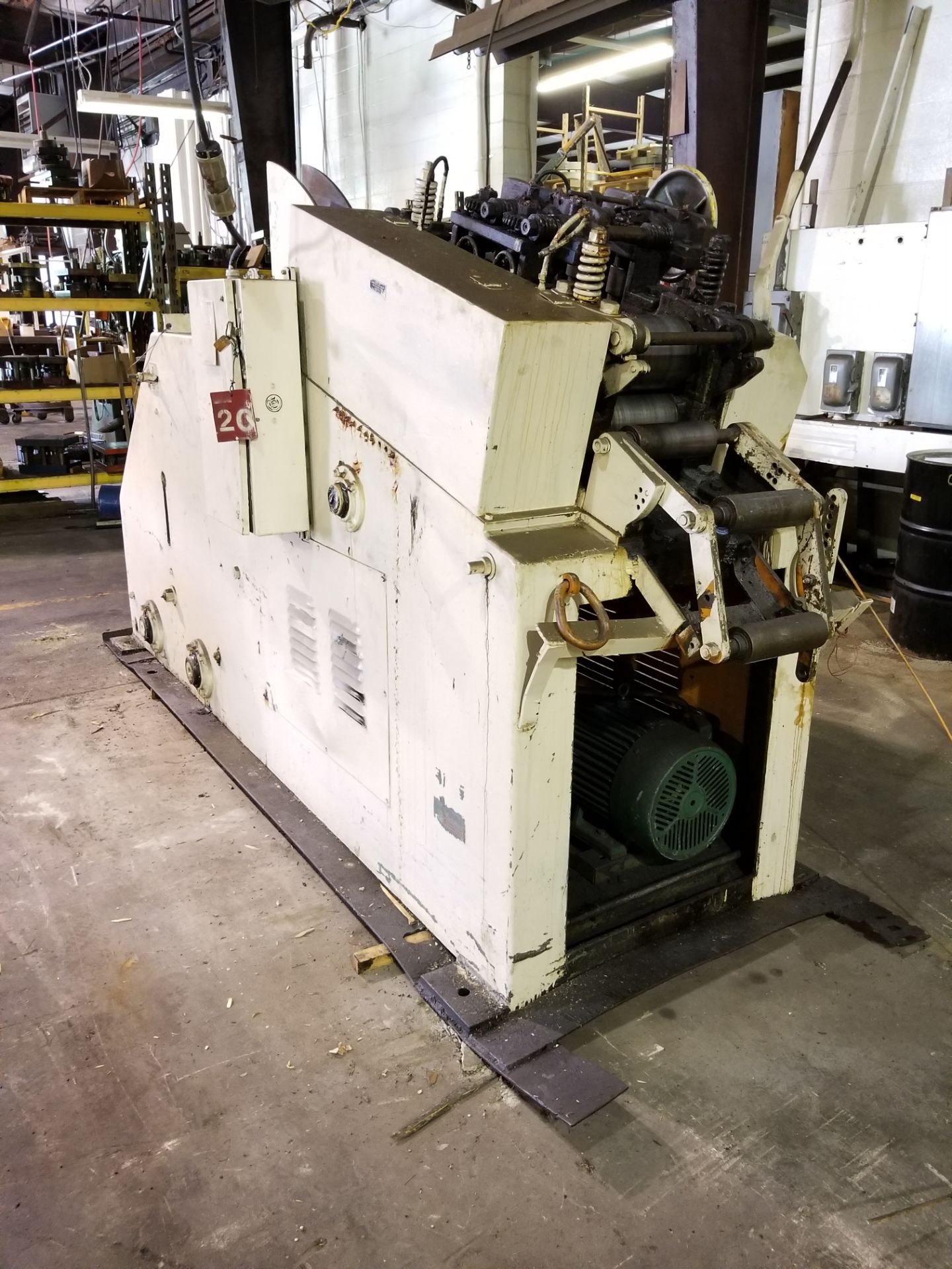 LITTELL COIL CRADLE / STRAIGHTENER, S/N 74879-66-1, NEW 1966, 4,000 LB. CAPACITY, 8'' MAX MATERIAL