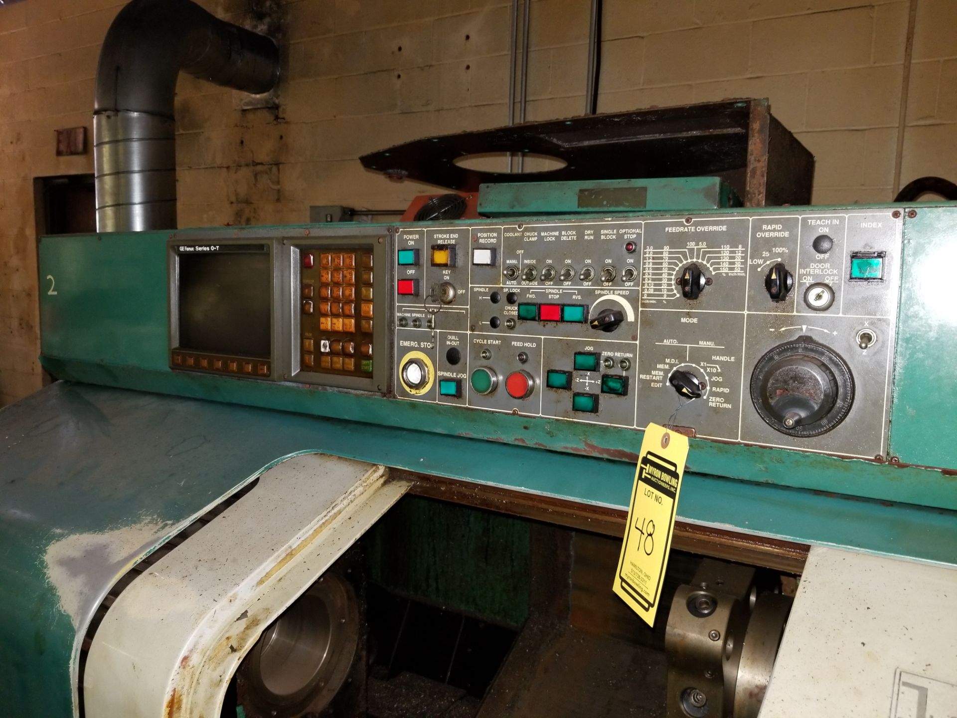 NAKAMURA CNC HORIZONTAL MACHINING CENTER, USED FOR PARTS TAKE OFF, NEEDS WORK - Image 5 of 5