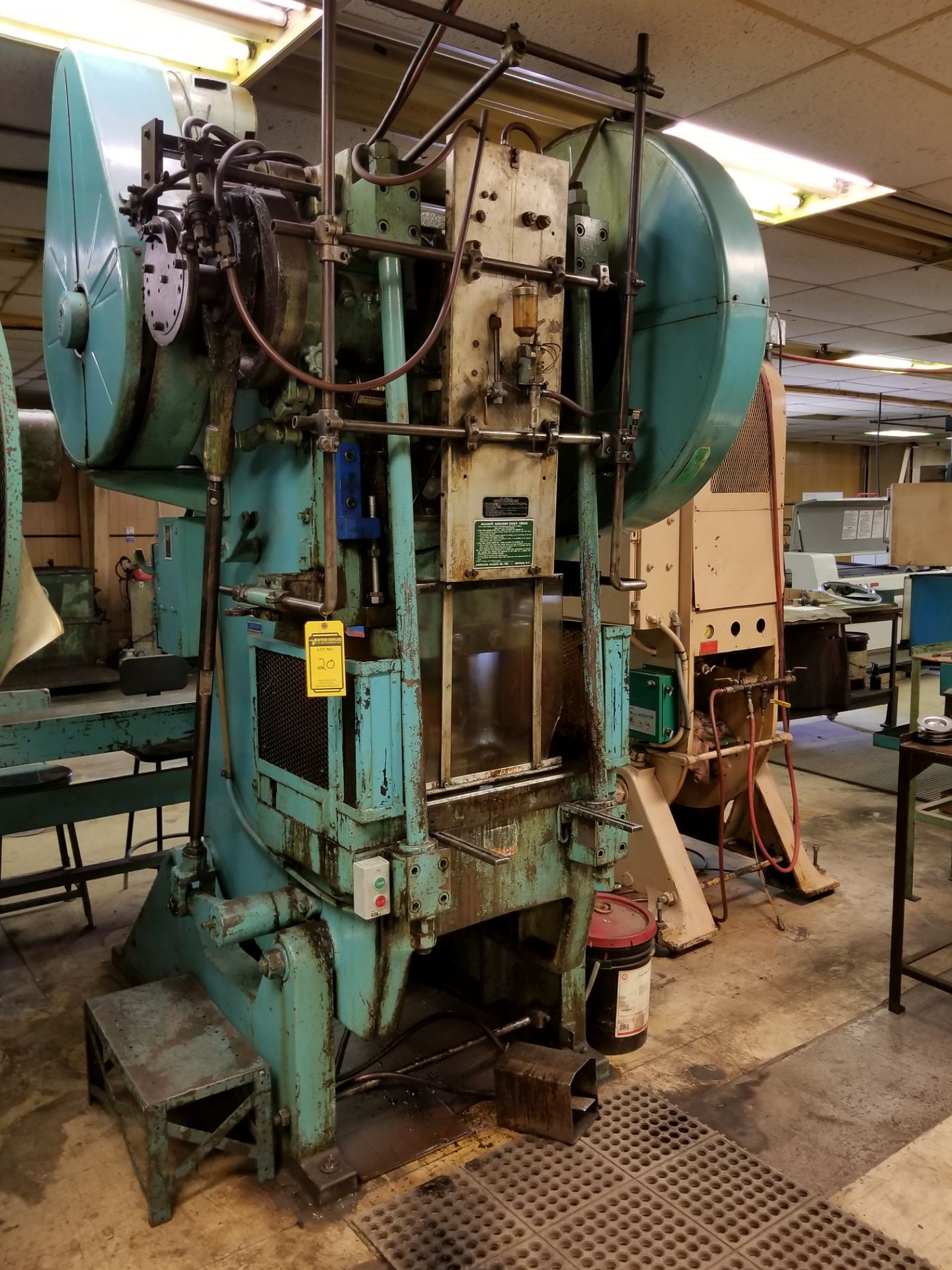 BLISS 45-TON ROLLING KEY CLUTCH OBI PRESS, BACK GEARED, S/N HP45920 (MANSFIELD, PA) - Image 3 of 6