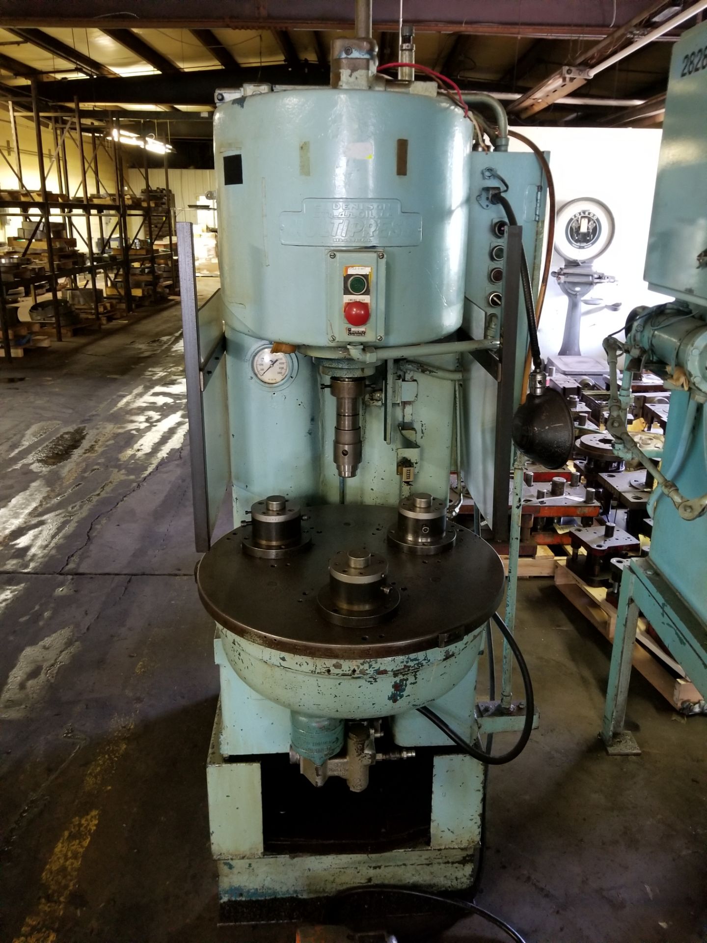 8-TON DENNISON MULTI PRESS C FRAME HYDRAULIC PRESS, S/N 12882, MODEL FG8C09 C3 7A46A57S06, 3- - Image 2 of 2