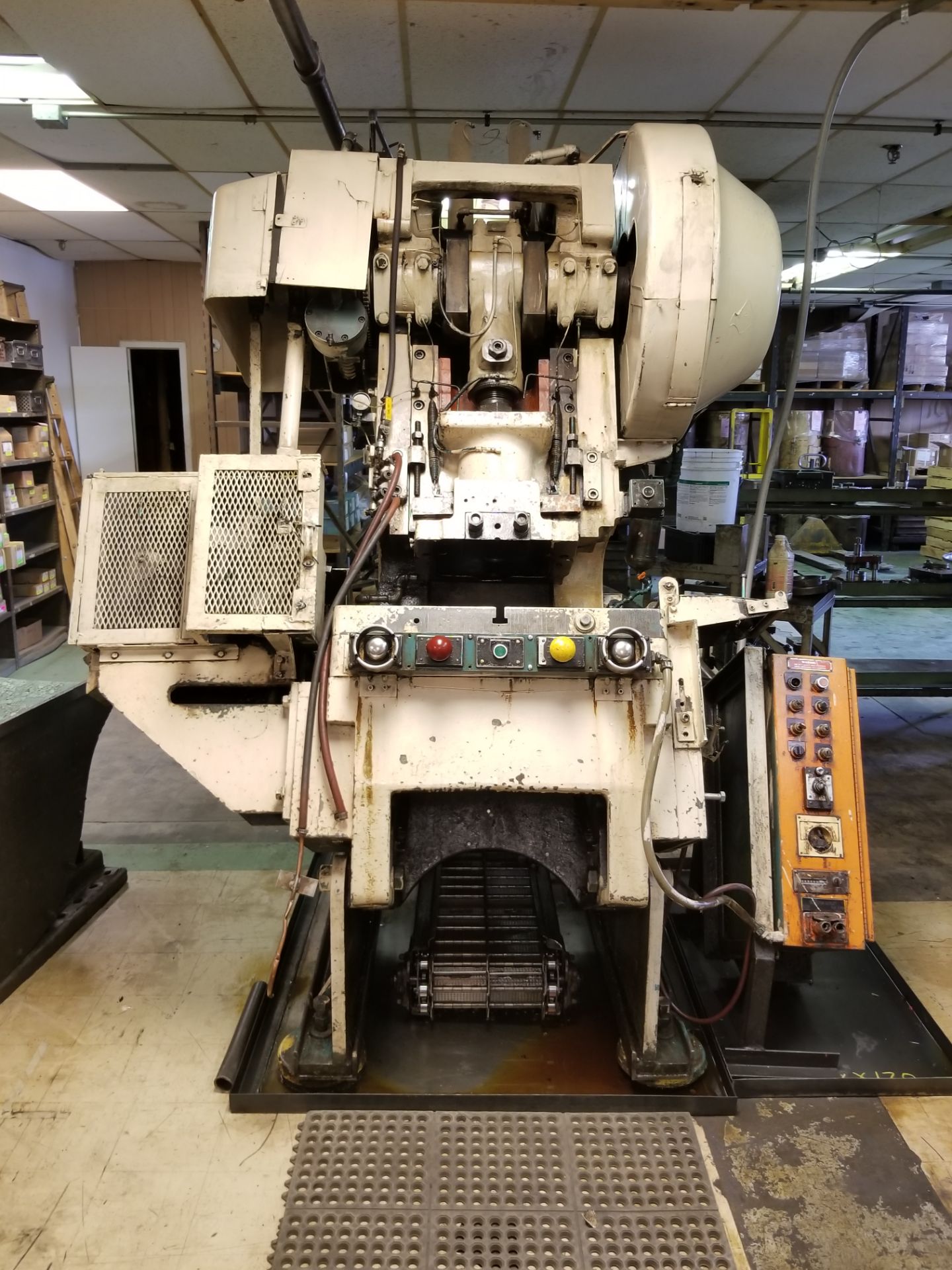 60-TON BLISS OBI PRESS, S/N H66190/HP49956, MODEL C-60, NEW 1972, 2 1/2'' STROKE, 3'' ADJUSTMENT,