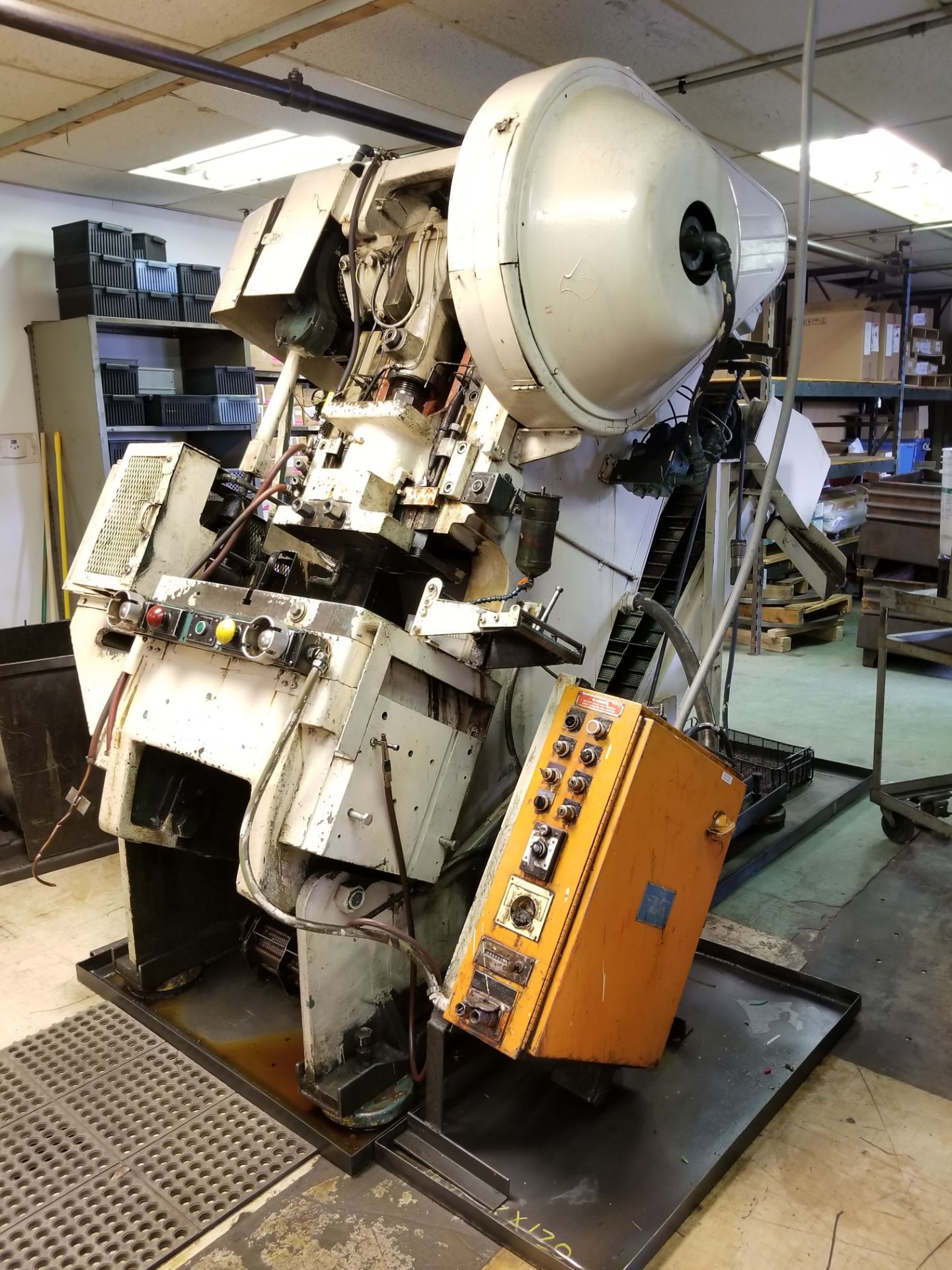 60-TON BLISS OBI PRESS, S/N H66190/HP49956, MODEL C-60, NEW 1972, 2 1/2'' STROKE, 3'' ADJUSTMENT, - Image 3 of 8