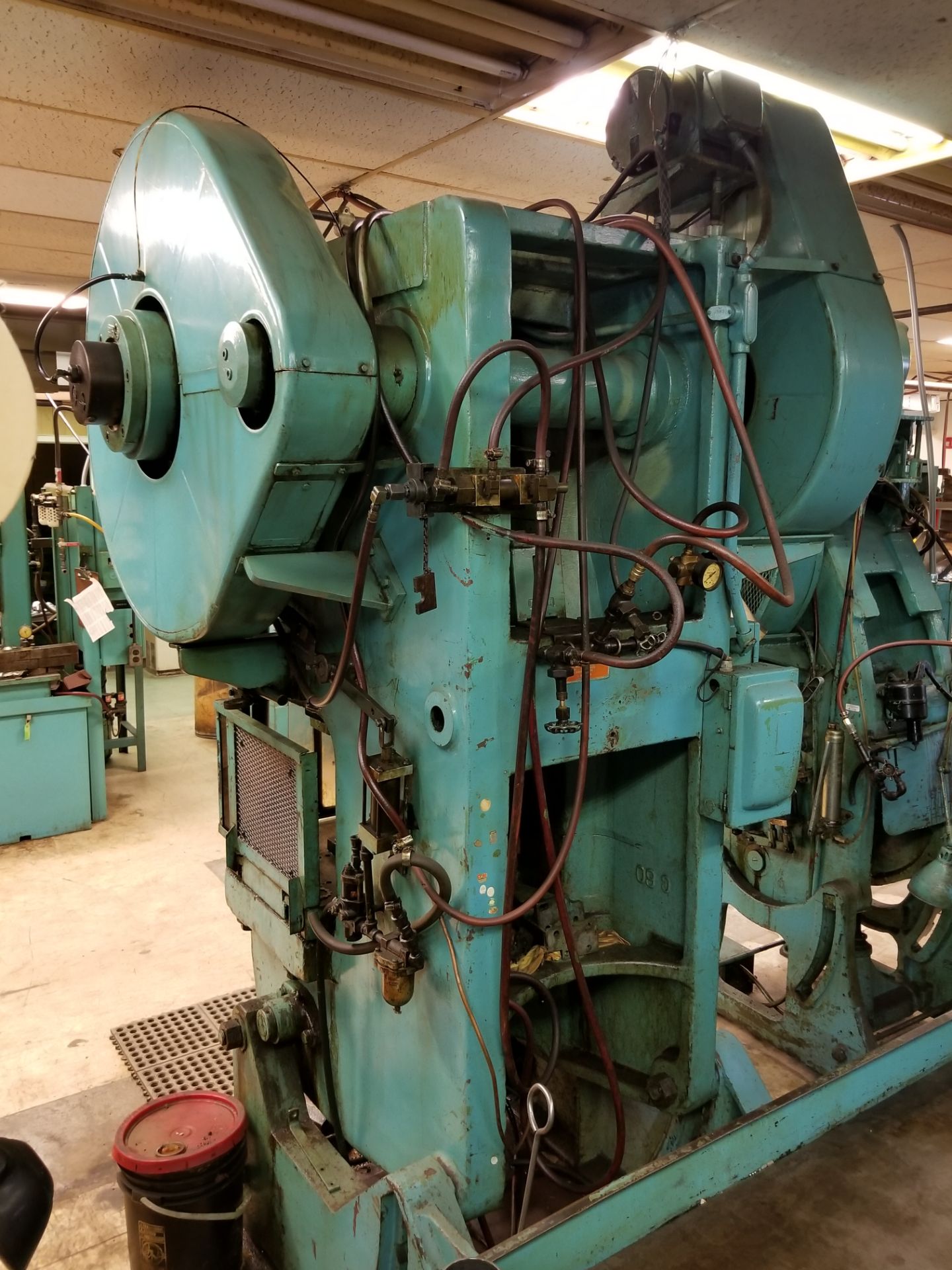 BLISS 45-TON ROLLING KEY CLUTCH OBI PRESS, BACK GEARED, S/N HP45920 (MANSFIELD, PA) - Image 6 of 6