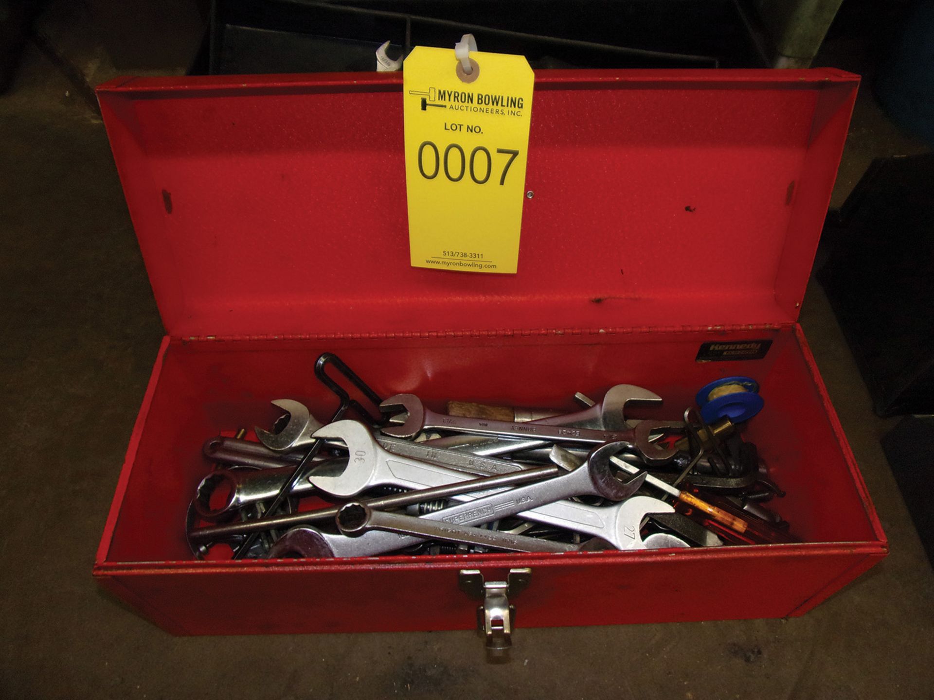 KENNEDY TOOL BOX WITH TOOLS