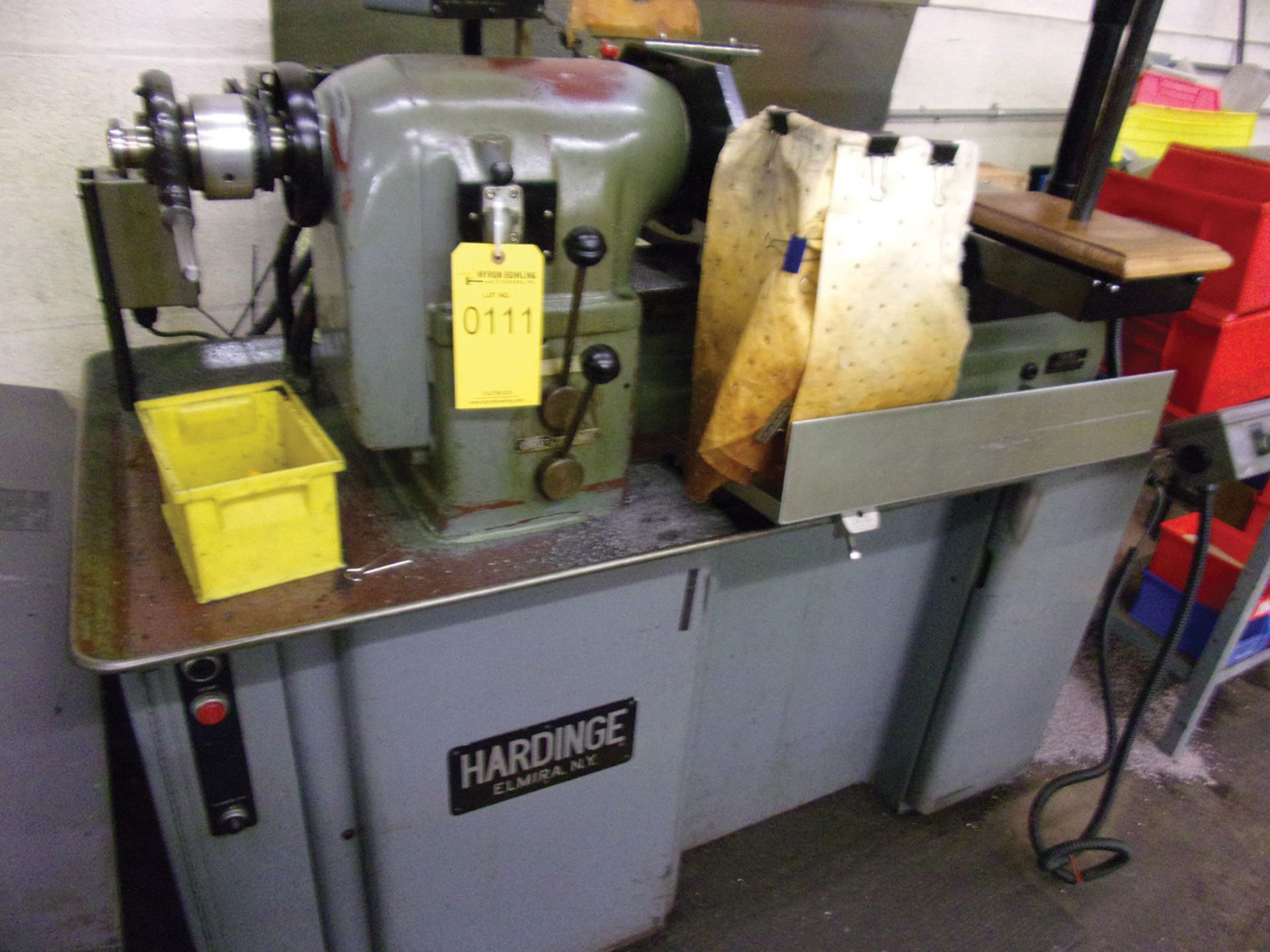 HARDINGE LATHE WITH COLLET CLOSURE