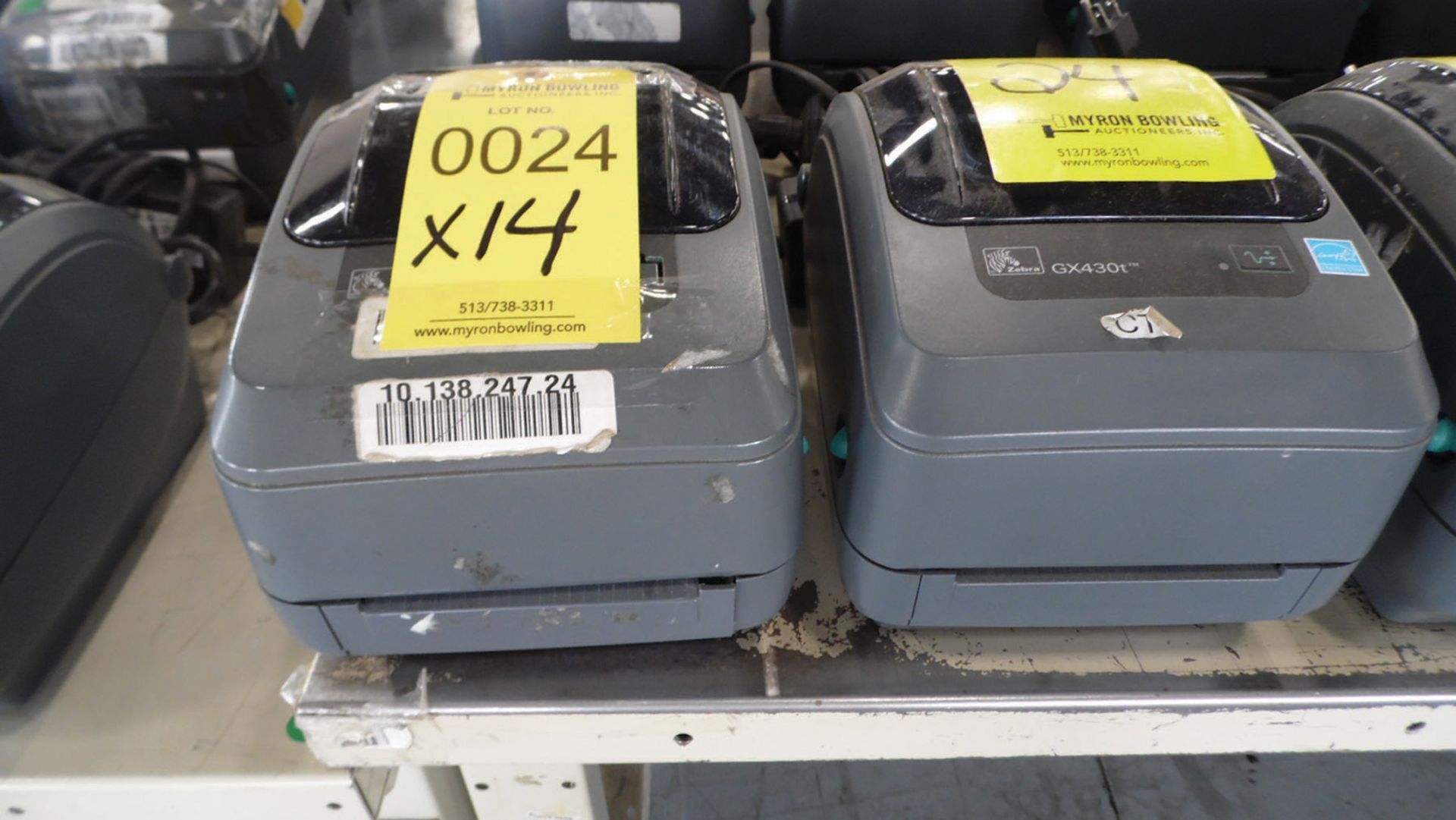 ZEBRA GX430T LABELERS (X14)