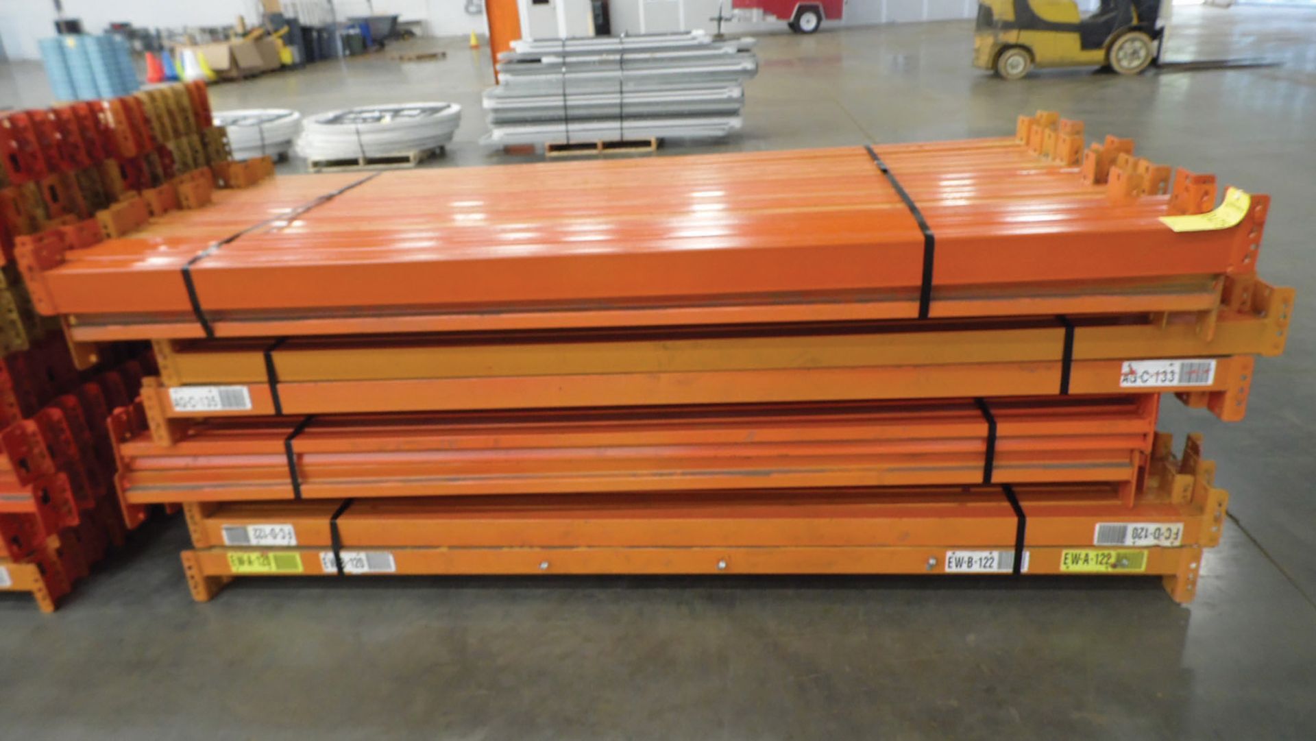 (120) 3'' X 96'' PALLET RACKING HORIZONTAL BEAMS