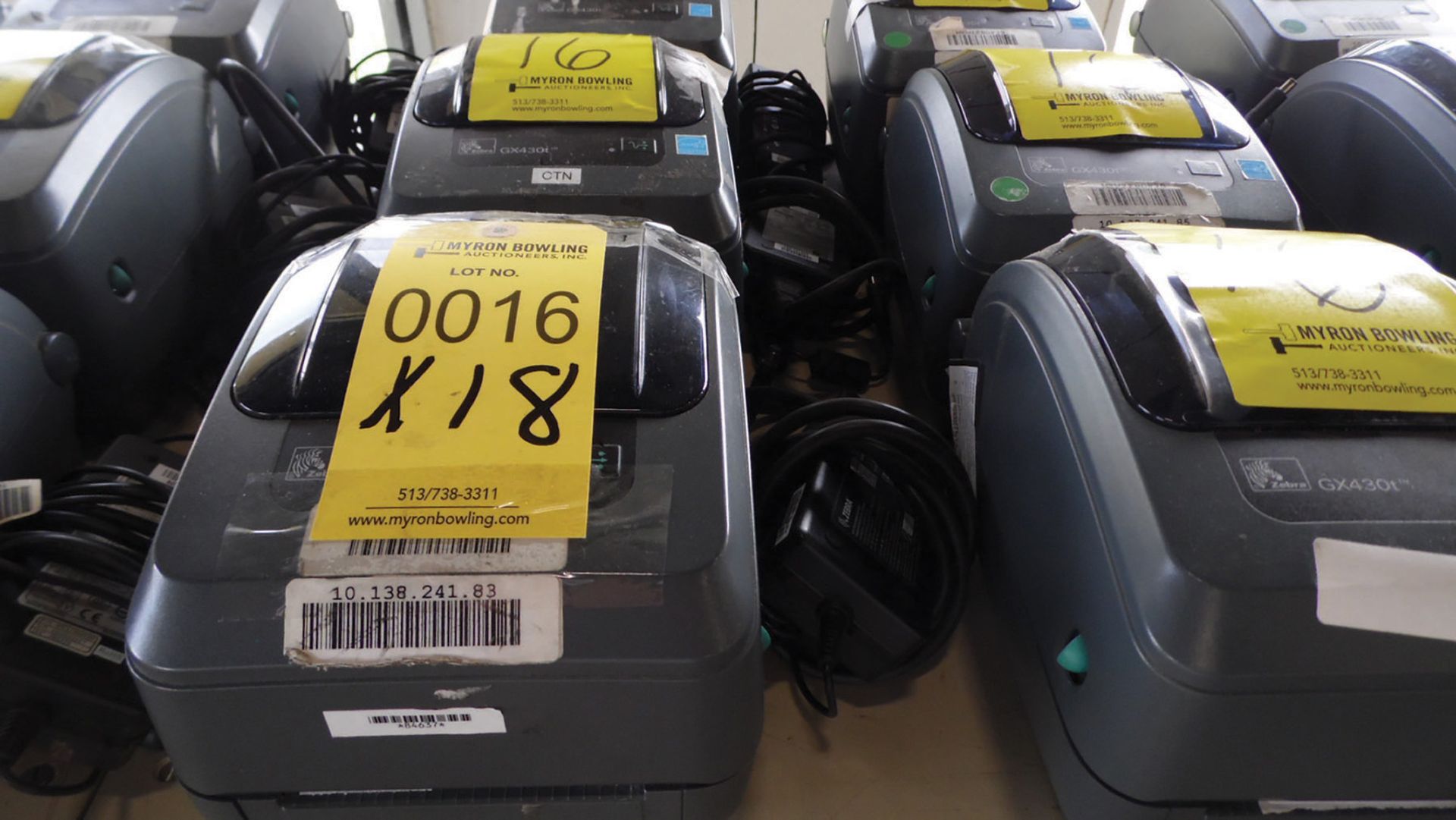 ZEBRA GX430T LABELERS (X18)