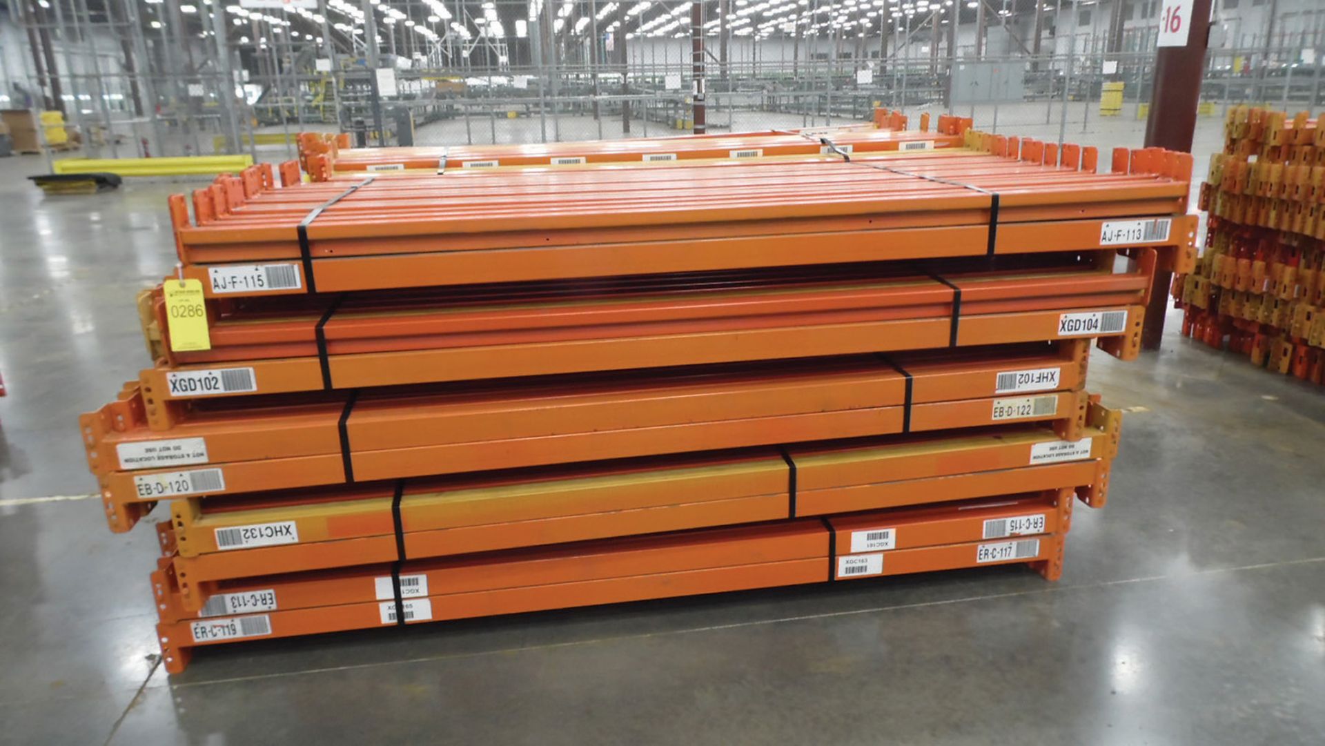 3'' X 96'' PALLET RACKING HORIZONAL BEAMS (X300)