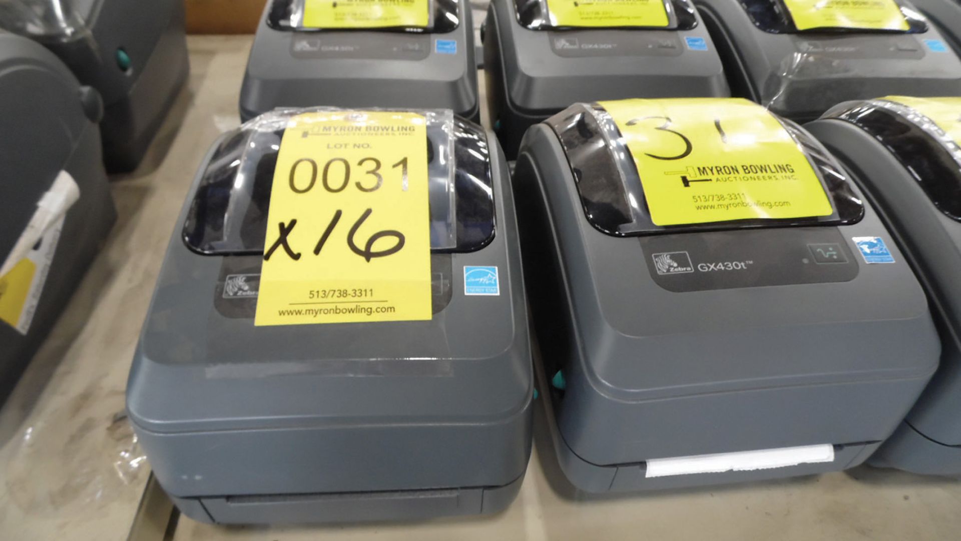 ZEBRA GX430T LABELERS (X16)