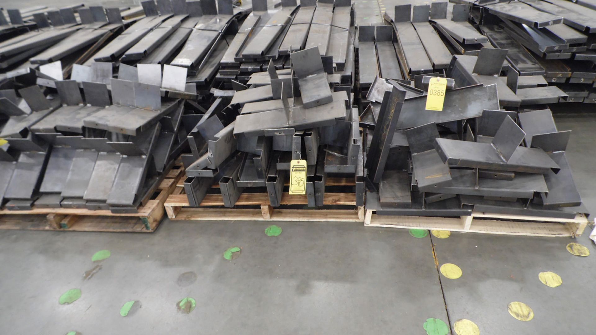 PALLET RACKING SPACERS WITH STOP PLATES (APPROX. 75)