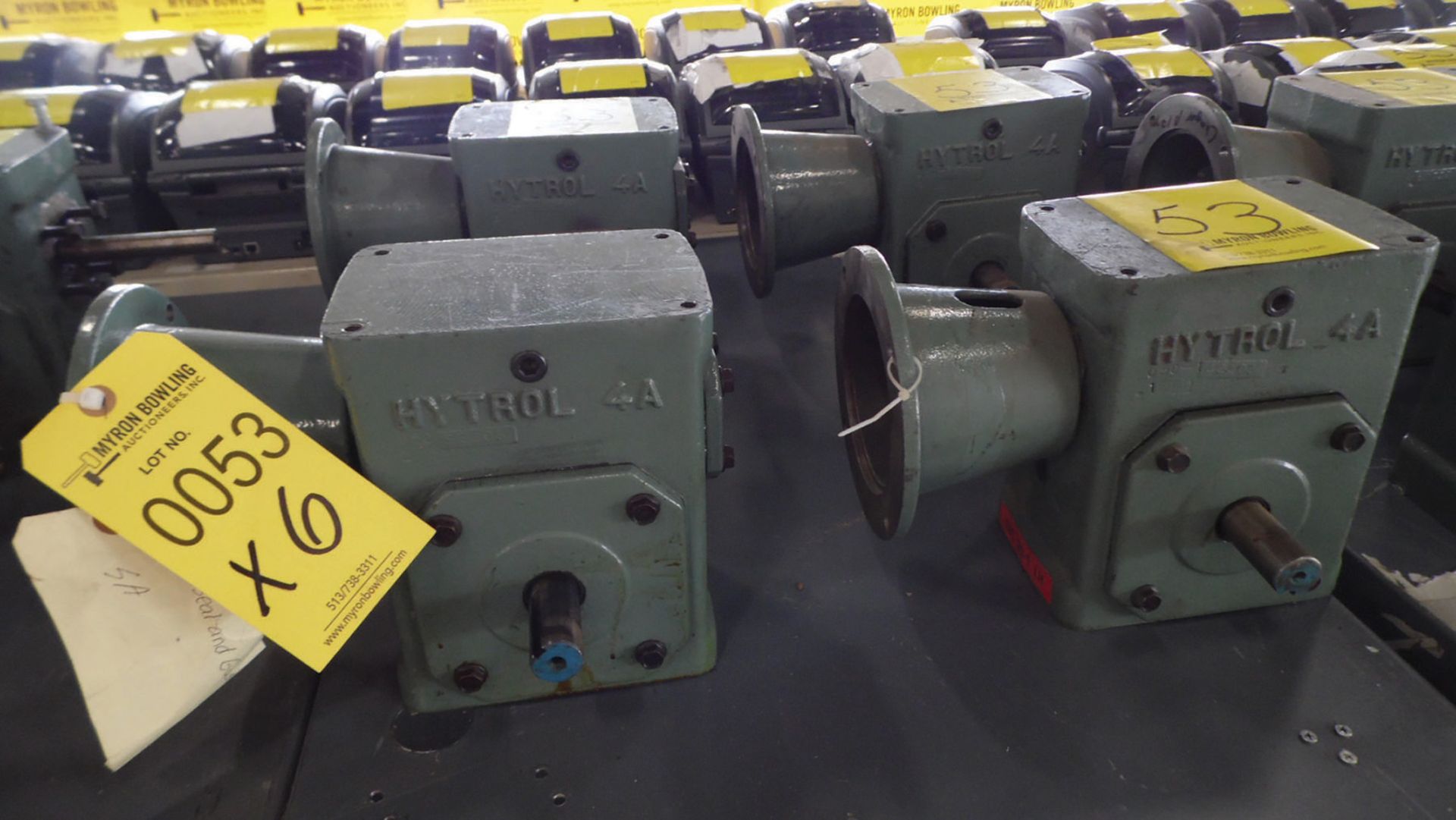 HYTROL 5A GEAR REDUCERS (X6)