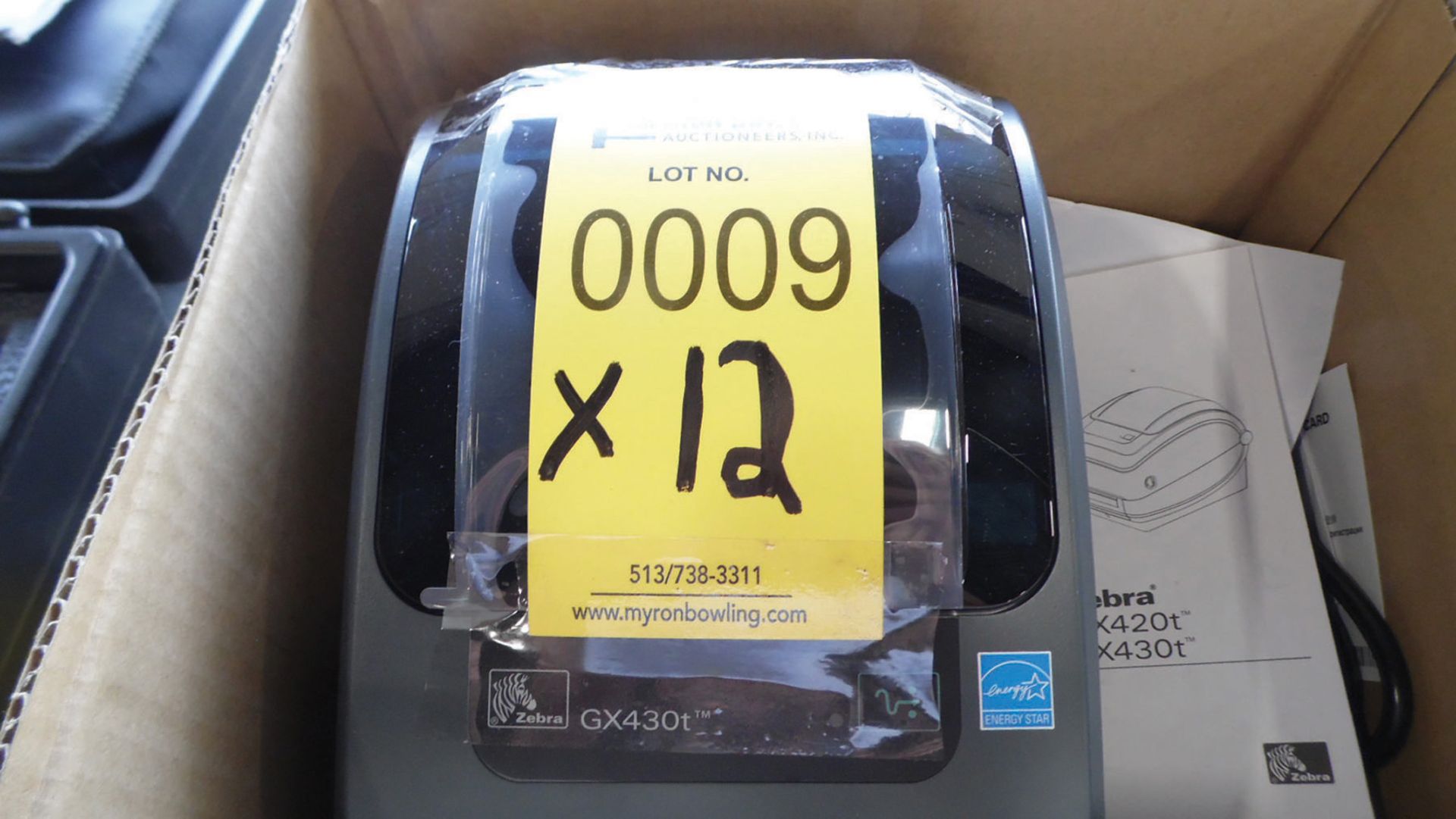 ZEBRA GX430T LABELERS (X12)