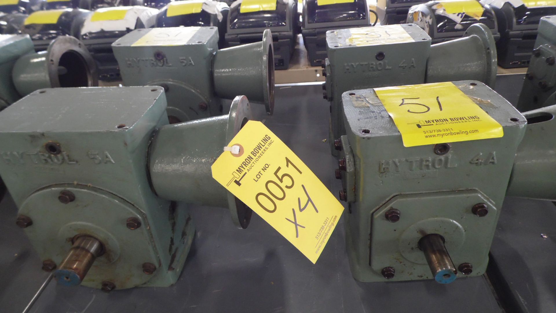 HYTROL 5A GEAR REDUCERS (X4)