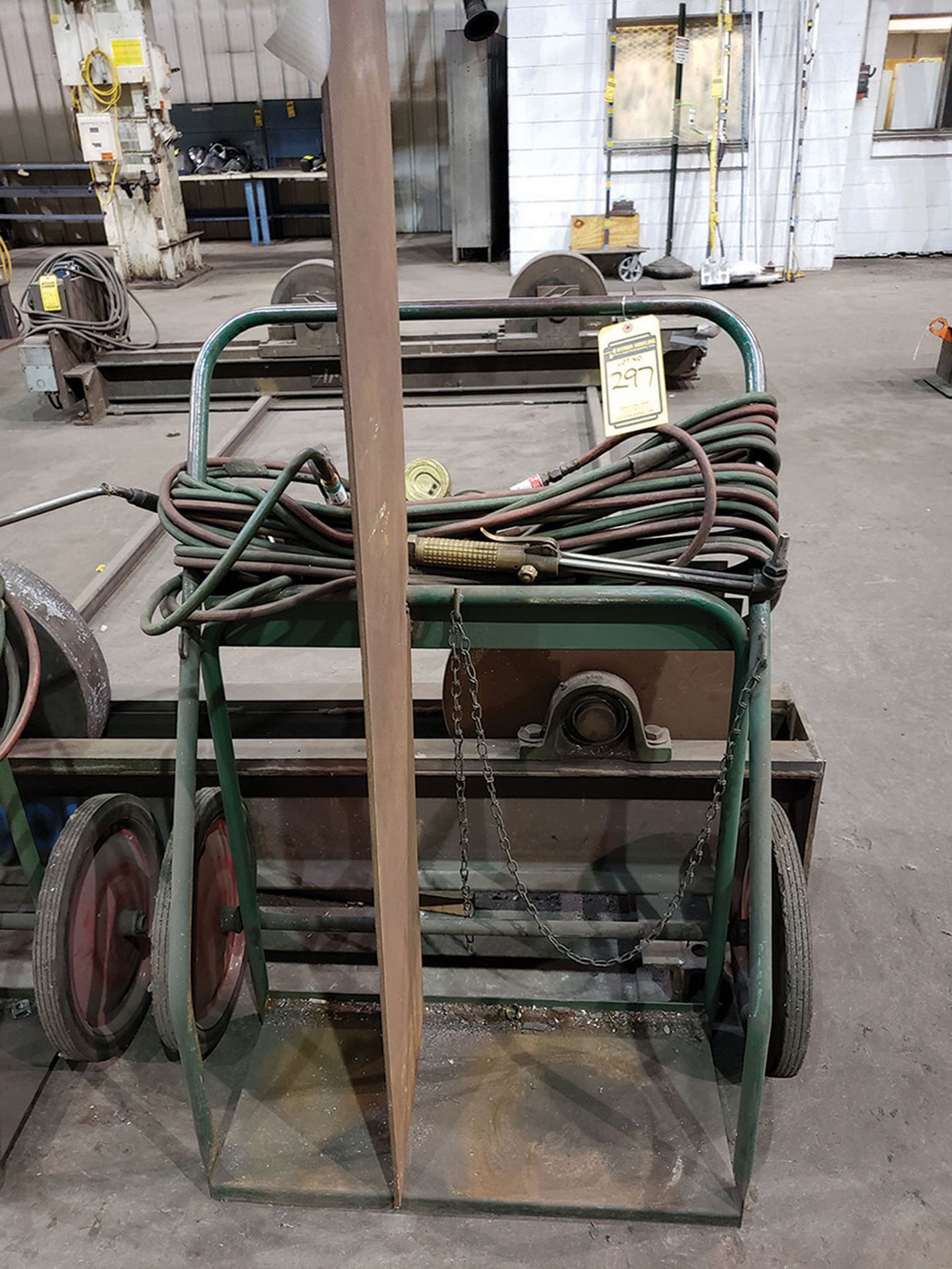 TANK CART WITH HOSES, GAUGES, AND TORCH