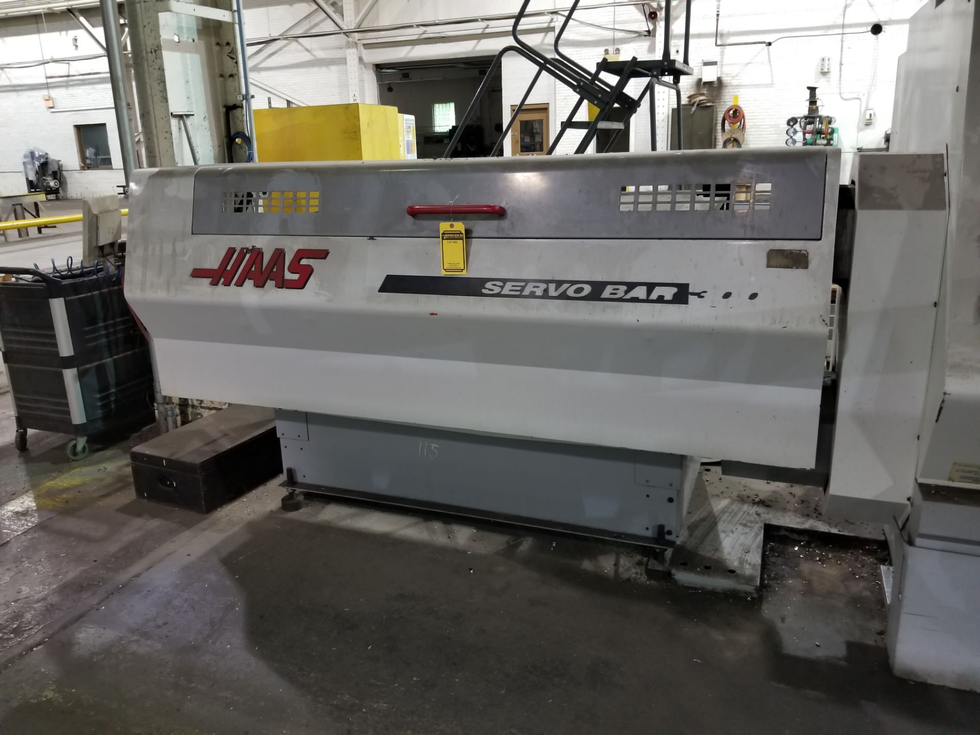 HAAS BAR300 SERVO BAR FEED, S/N90309, .375'' TO 3.125'' BAR, 48'' MAX LENGTH, 80 LB. /BAR