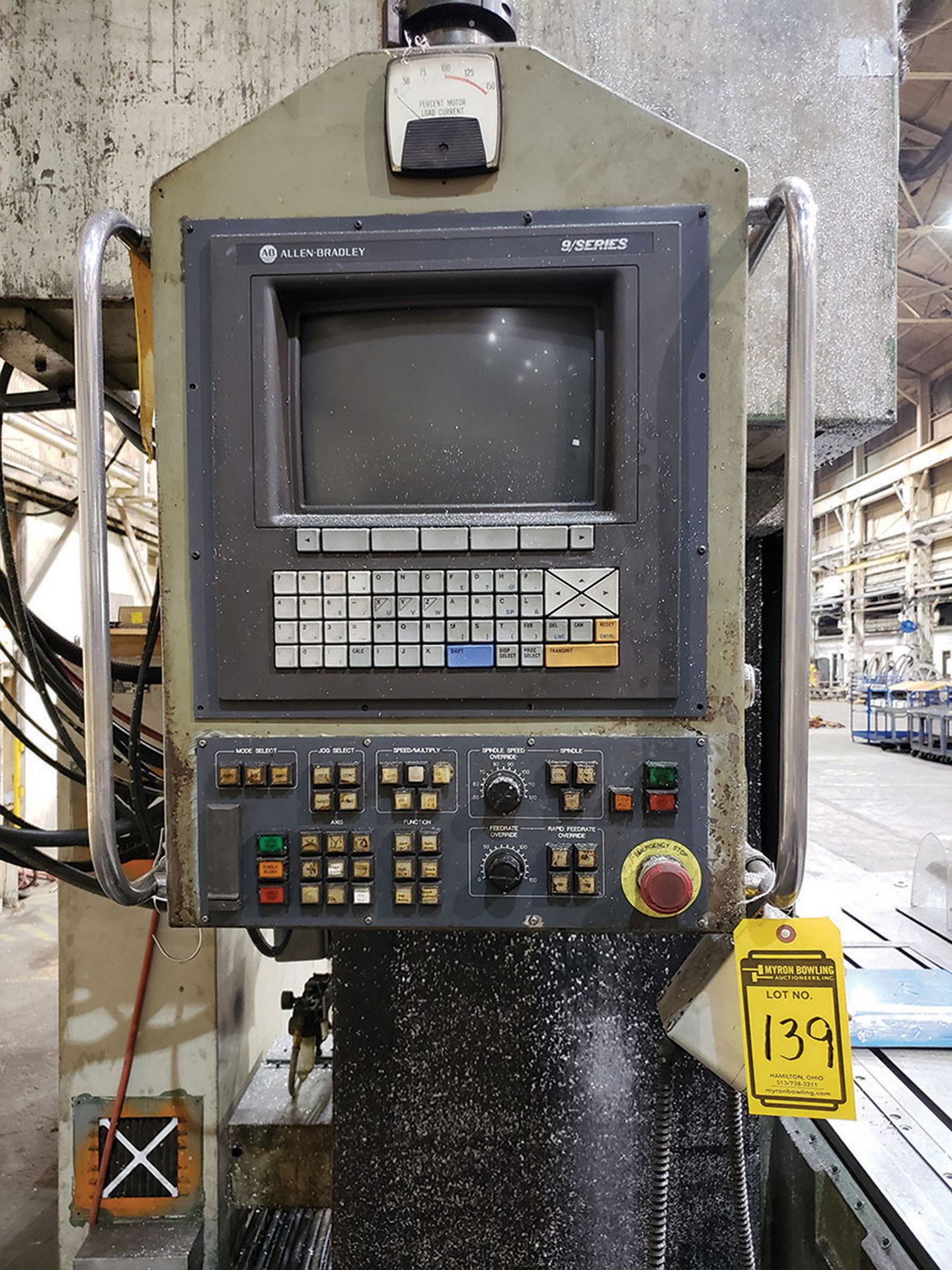 BUTLER HI-POWER ELGAMILL, MODEL LE28/10, S/N 28189, ALLEN BRADLEY 9-SERIES CONTROLS, APPROX. 44'' - Image 3 of 4