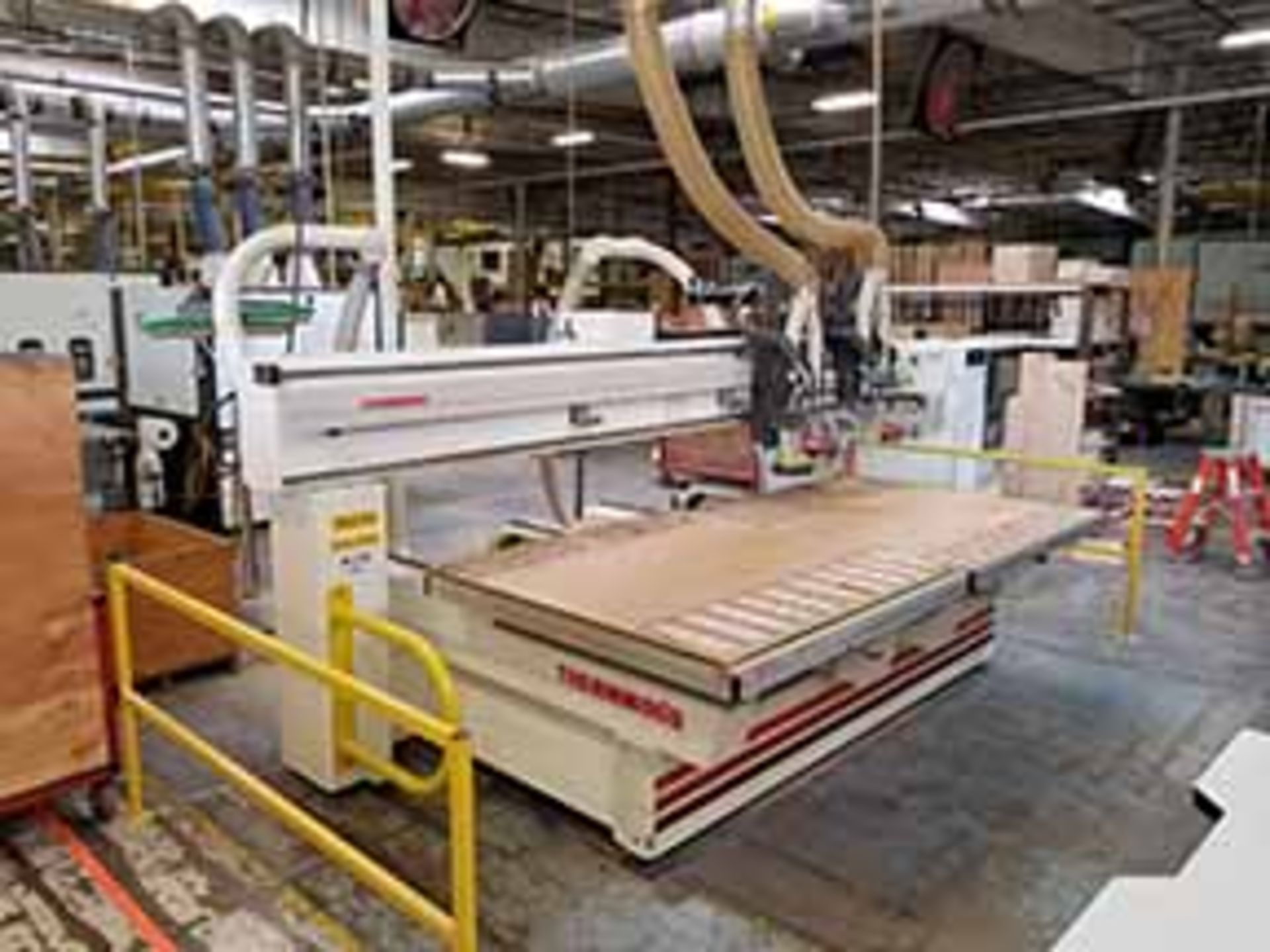 THERMWOOD C42 ROUTER; S/N C42165050, DUAL ROUTER HEADS, 151'' ROUTER TRAVEL, DUAL 5' X 5' SLIDING - Image 7 of 9