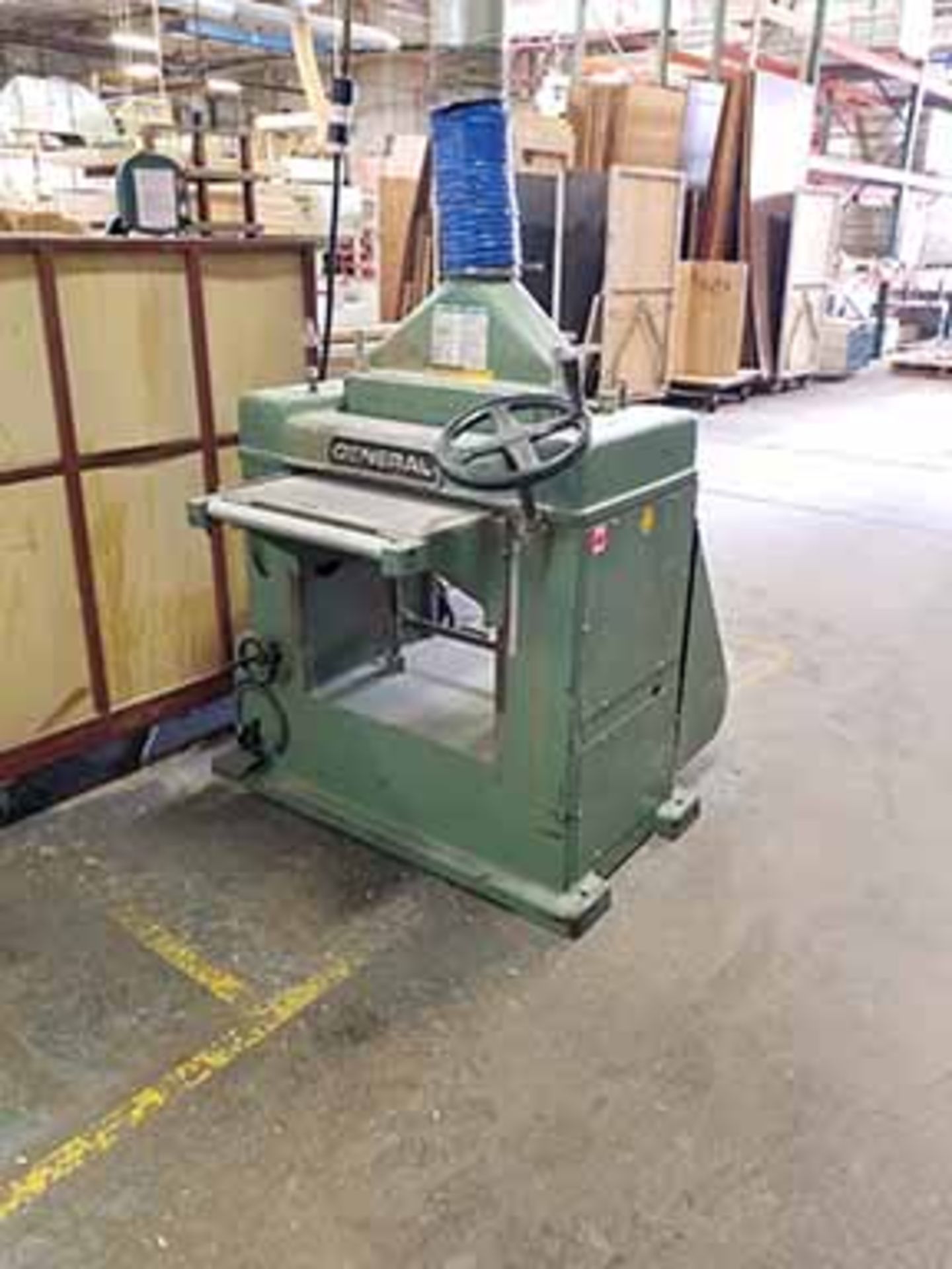 20'' GENERAL 330 PLANER, S/N G15470, FEED THRU, FOOT SWITCH - Bild 3 aus 3