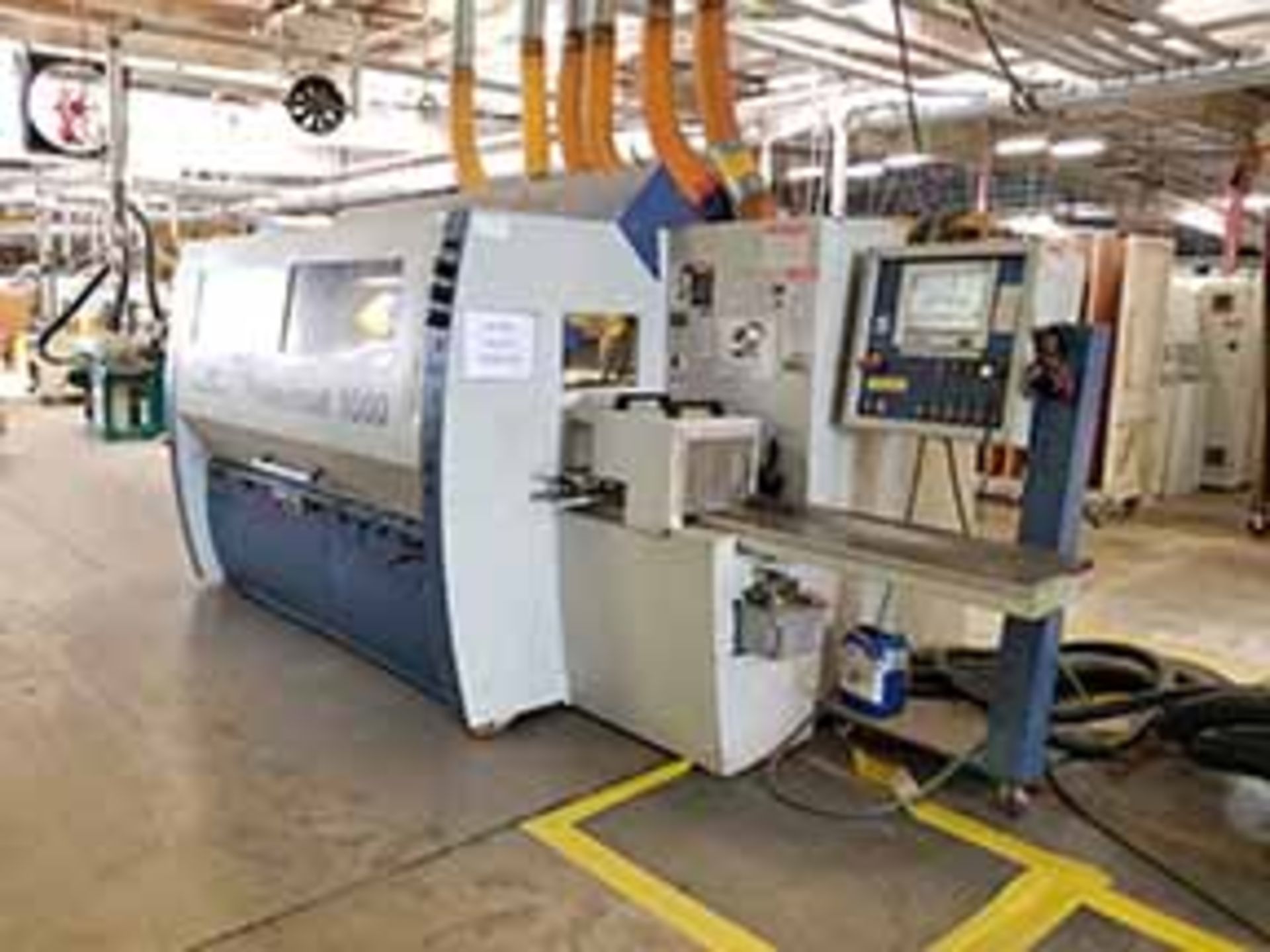 2007 WEINIG POWERMAT 1000 CNC MOULDER W/(6) POWERLOCK HEADS, FEED THROUGH, 9-1/16'' WORKING - Image 3 of 9