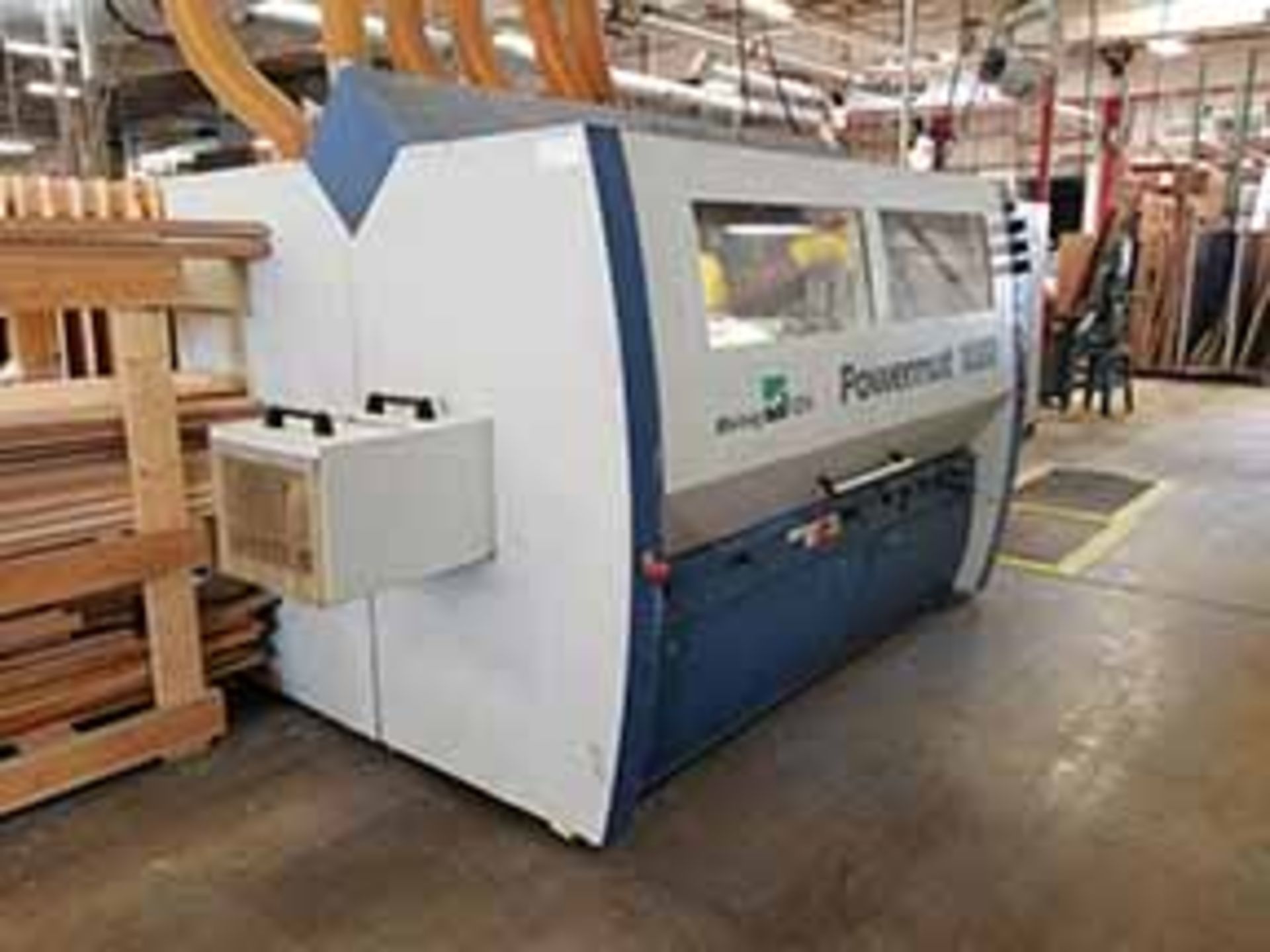 2007 WEINIG POWERMAT 1000 CNC MOULDER W/(6) POWERLOCK HEADS, FEED THROUGH, 9-1/16'' WORKING - Image 4 of 9