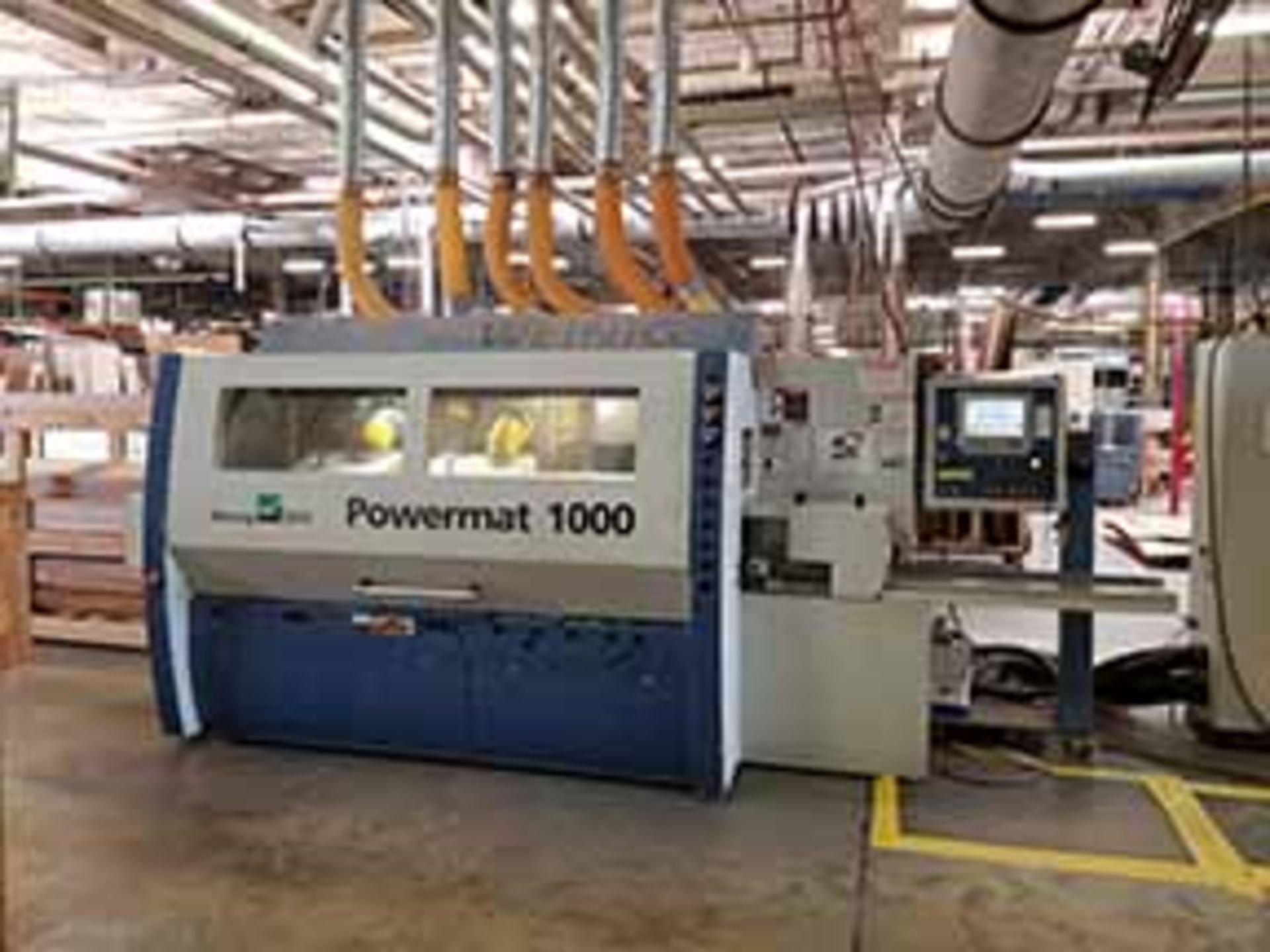 2007 WEINIG POWERMAT 1000 CNC MOULDER W/(6) POWERLOCK HEADS, FEED THROUGH, 9-1/16'' WORKING - Image 2 of 9