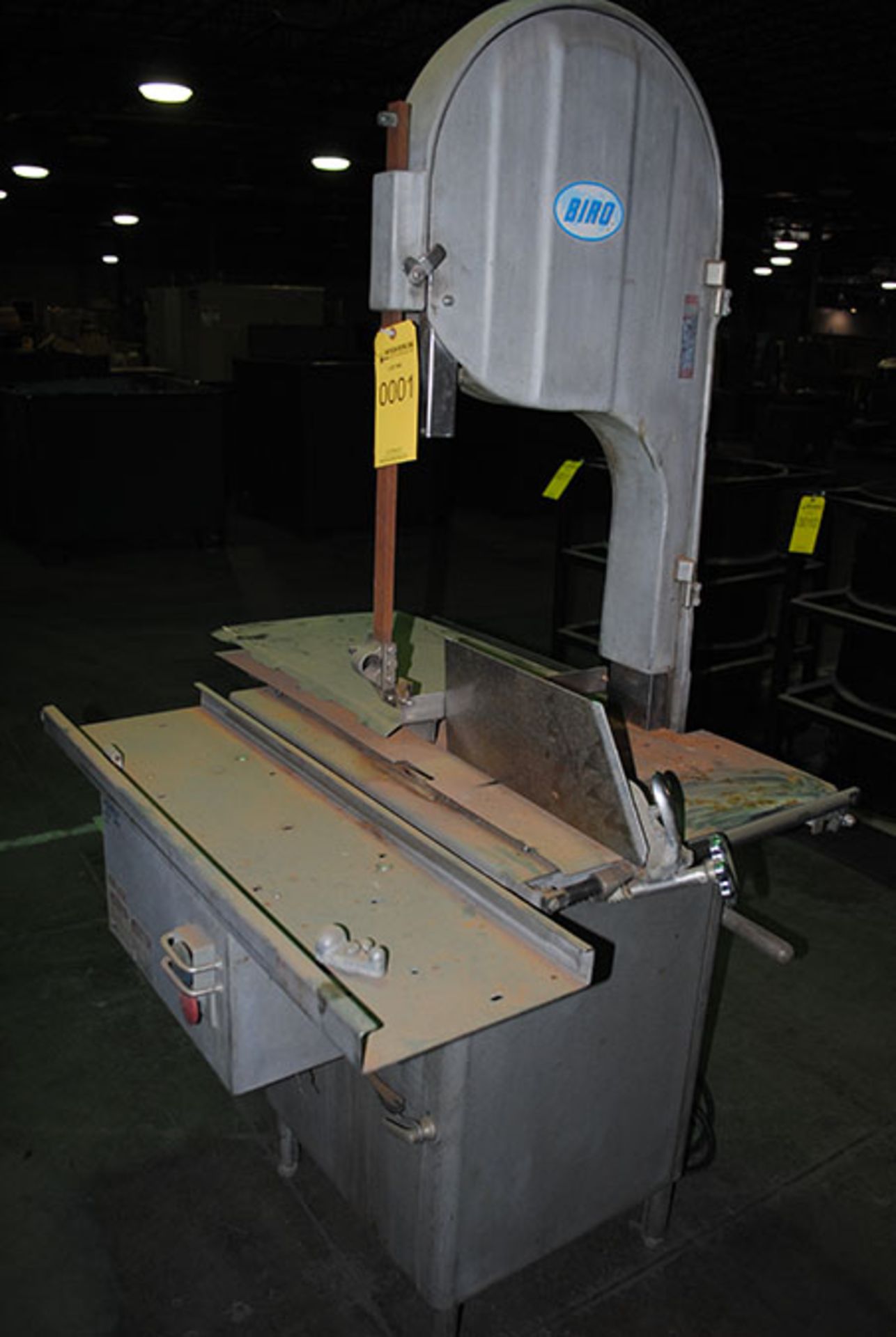 BIRO BAND SAW; MODEL 3334, S/N 31678 - Image 2 of 2