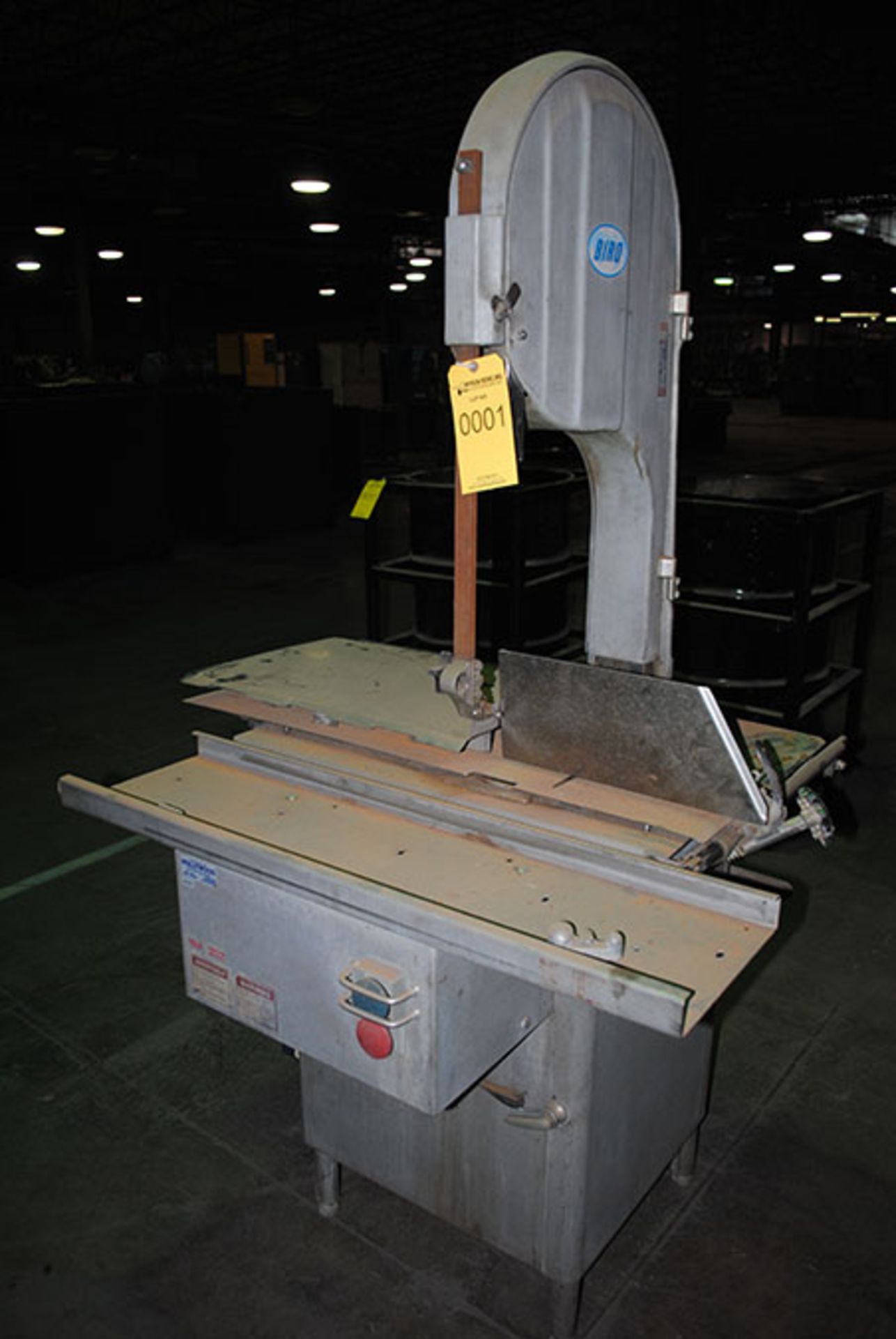 BIRO BAND SAW; MODEL 3334, S/N 31678