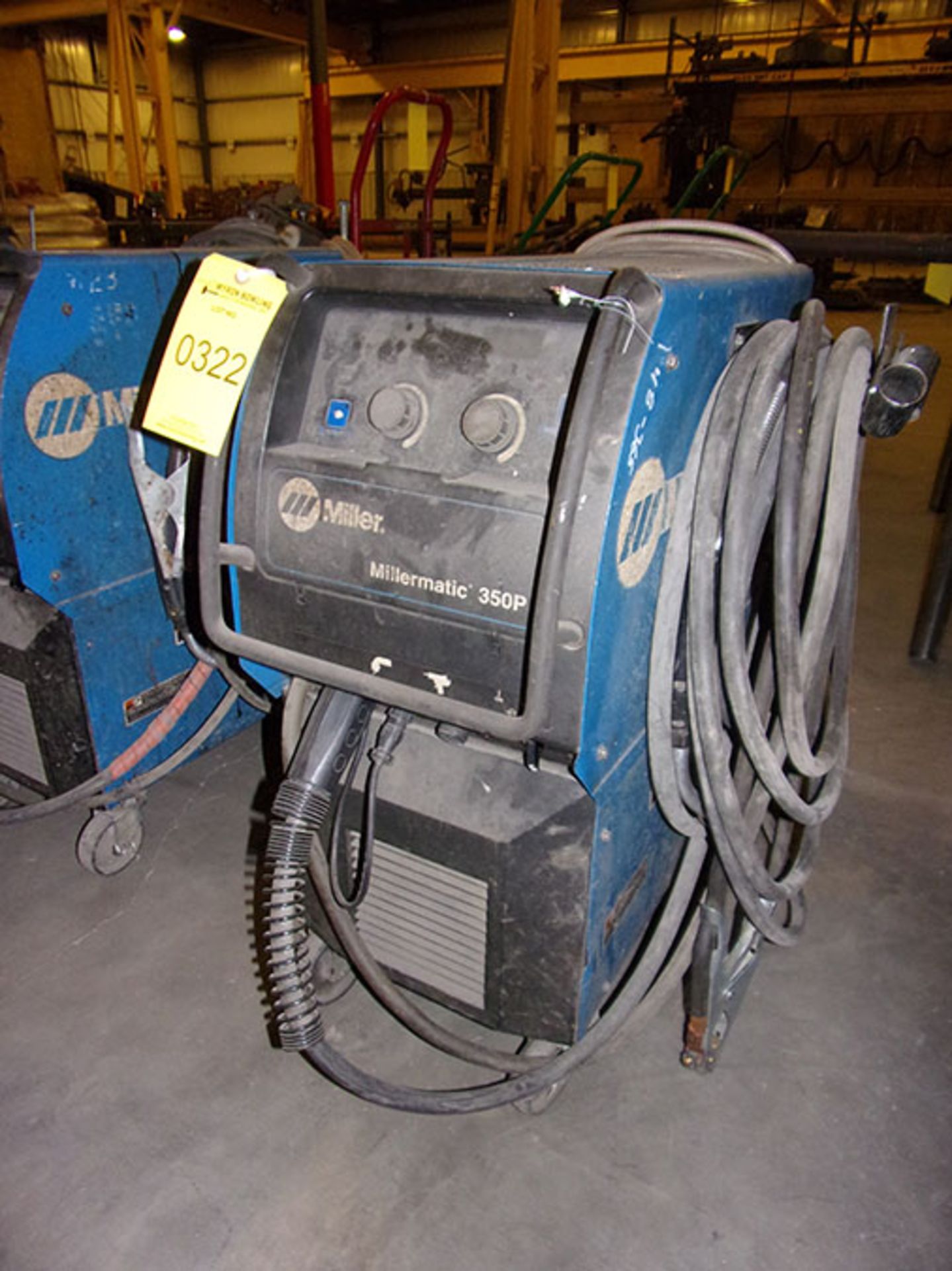 MILLER MILLERMATIC 350P WELDER; S/N MB170183B