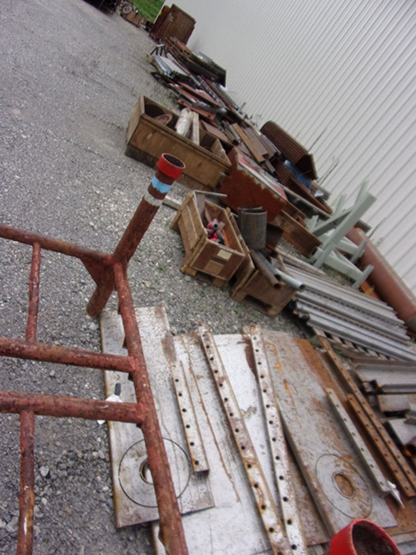 LOT OF CUT-OFF STEEL PLATE & CHANNEL - Image 3 of 3