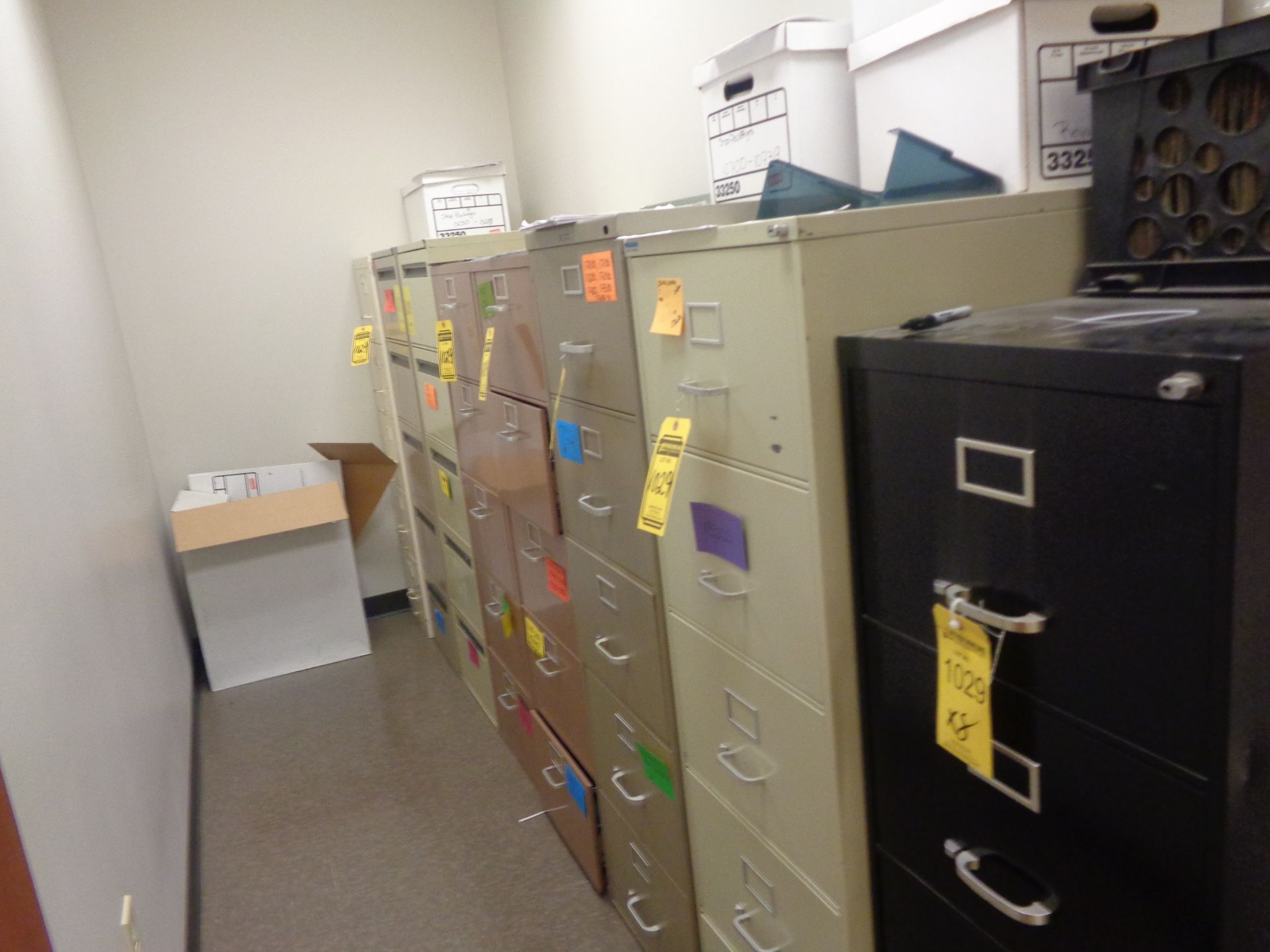 FILE CABINETS (X8)