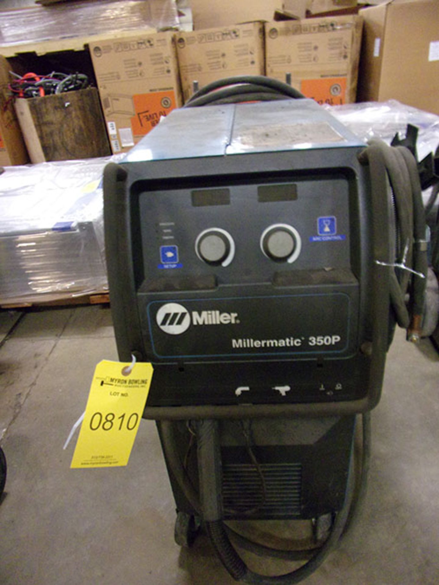 PORTABLE MILLER MILLERMATIC 350P WELDER; S/N MF283078N