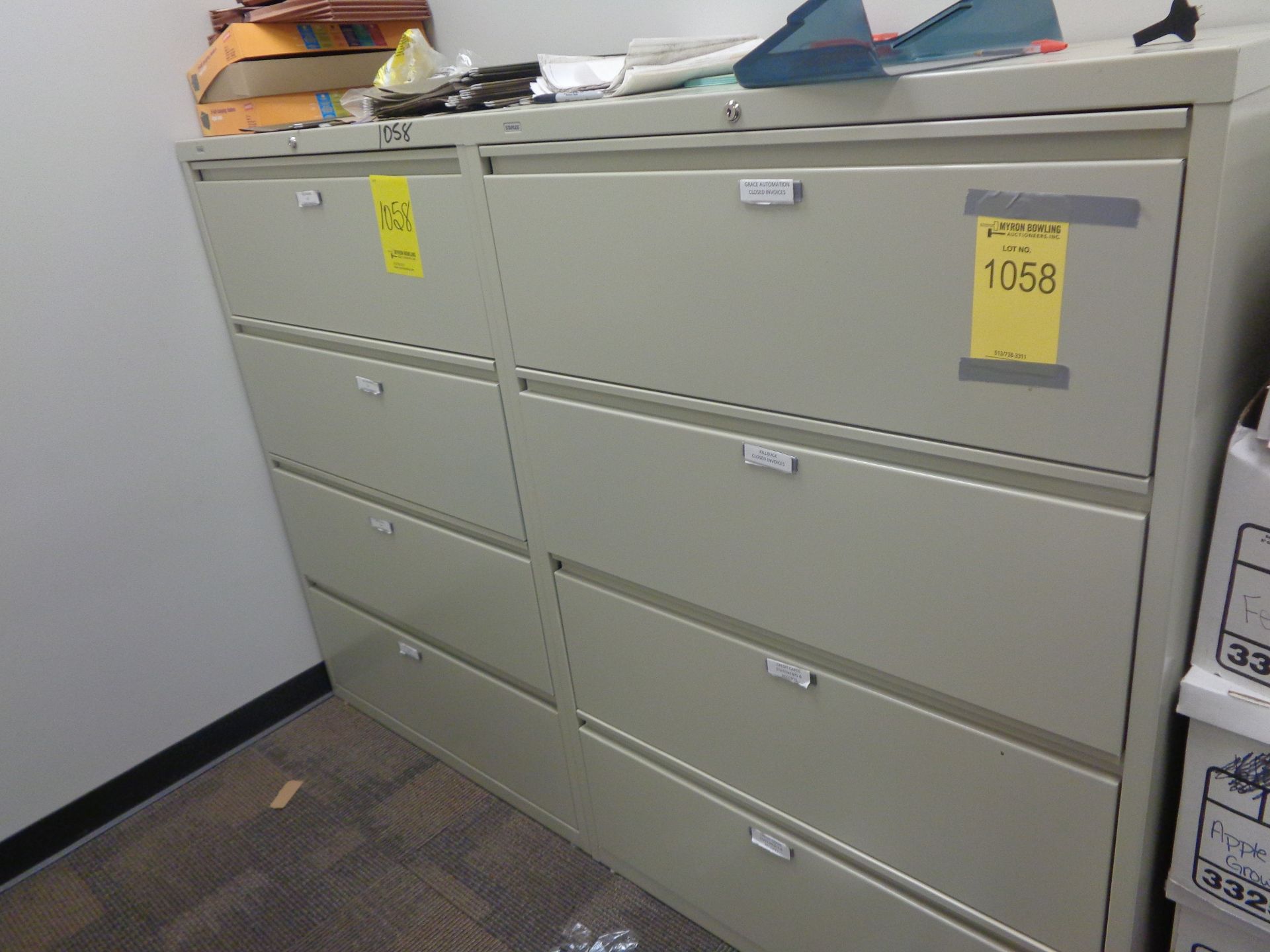 LATERAL FILE CABINETS (X2)