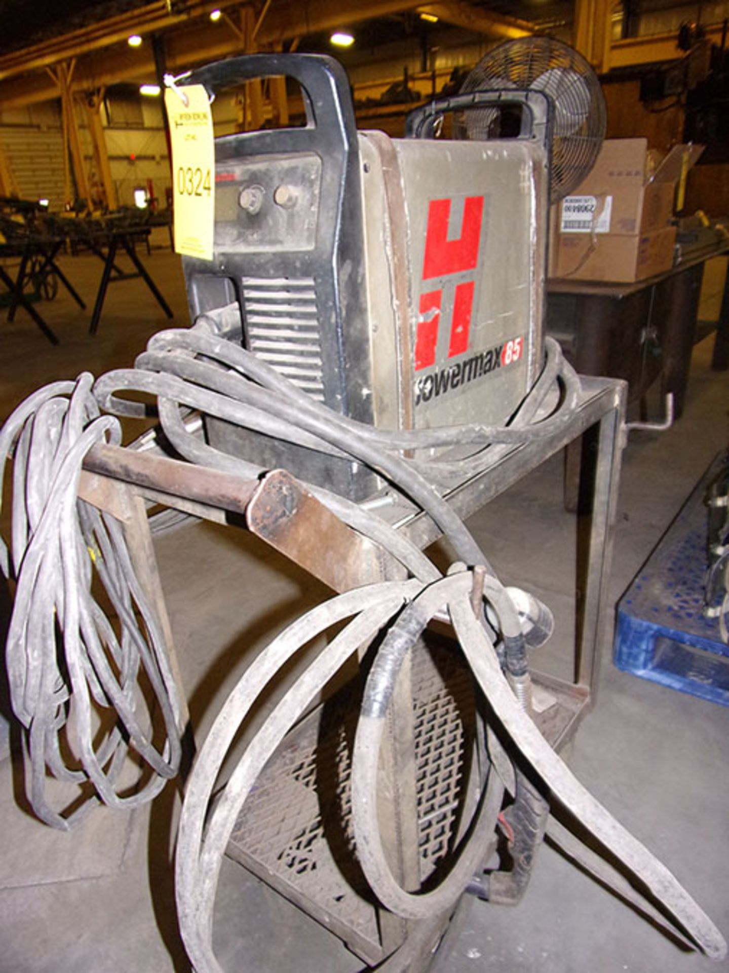 HYPERTHERM POWER MAX 85 PLASMA CUTTER; S/N 85-006938