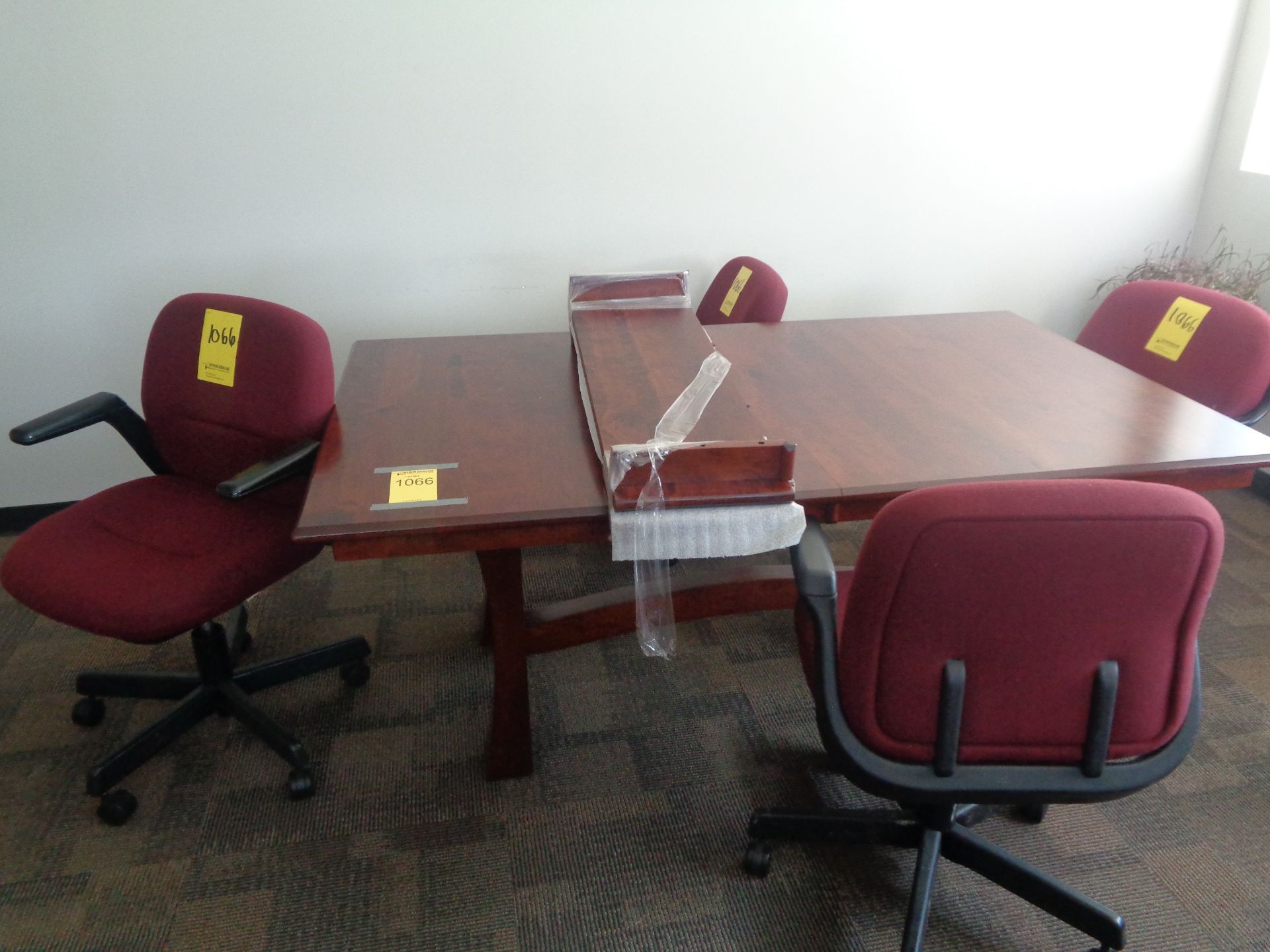 DESK, TABLE, CHAIRS, FILE CABINET, AND SOFA - Image 4 of 4