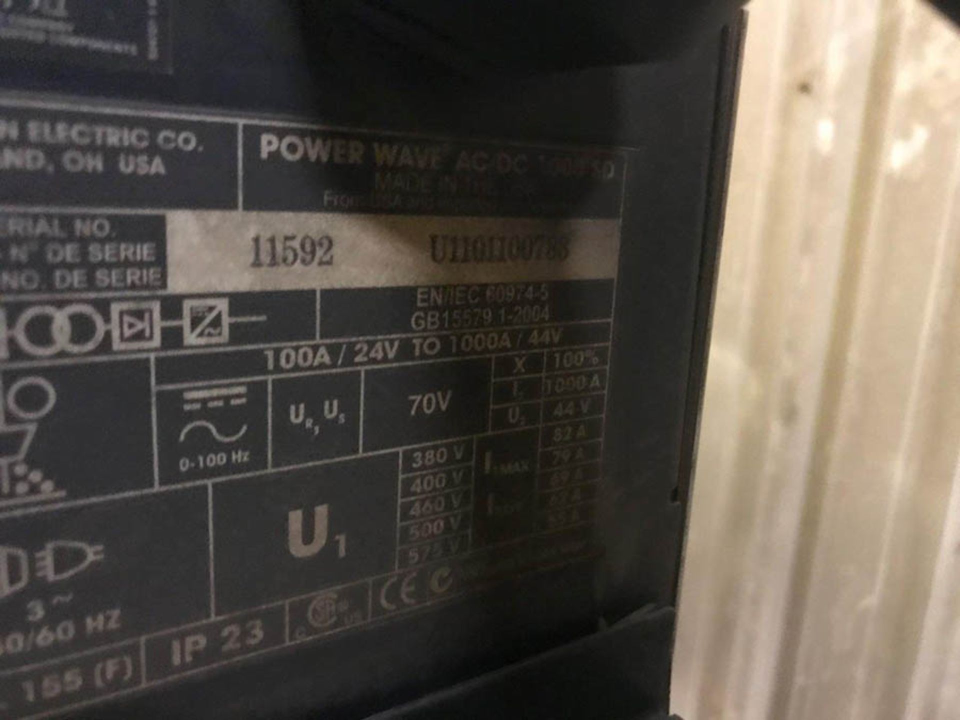 LINCOLN 2-STATION MAX S910 SUB/ARC WITH AC/DC 1000SD POWER WAVE MACHINE - Image 11 of 11