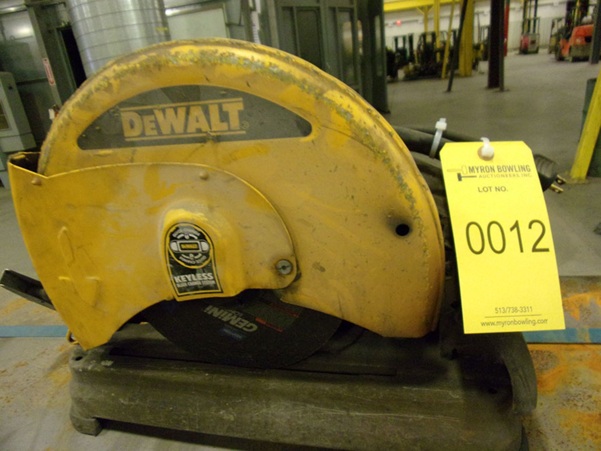 DEWALT 14'' CHOP SAW; S/N 282164