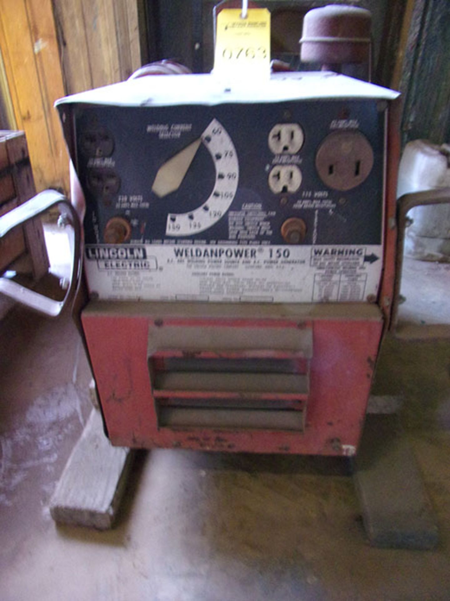 LINCOLN WELDER; POWER 150 AC/POWER SOURCE GAS