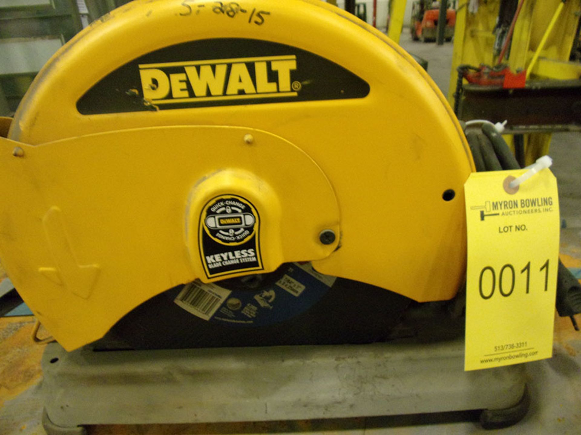 DEWALT 14'' CHOP SAW; S/N 341067