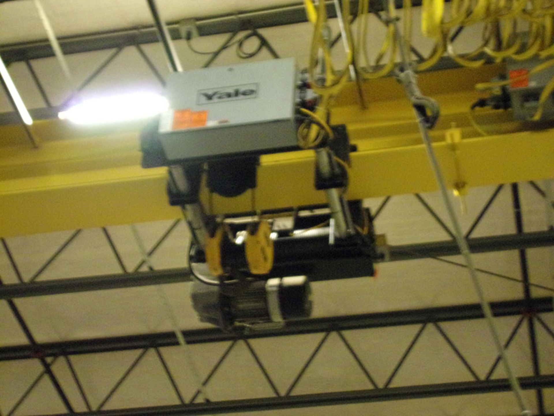 YALE 5-TON TOP RUNNING CRANE (J1) WITH PENDANT CONTROL