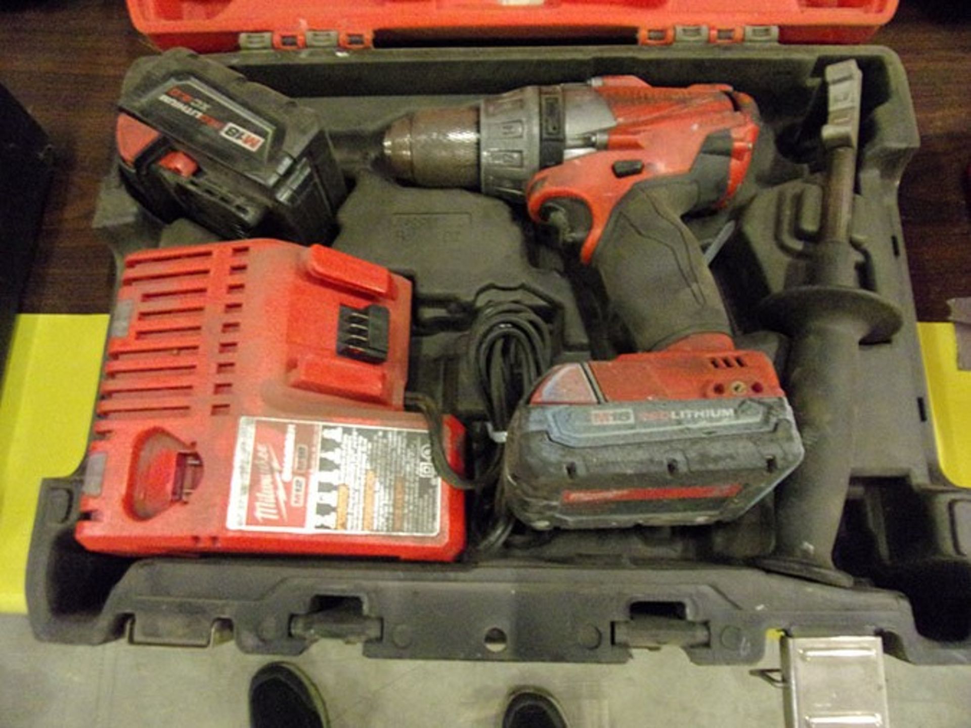 MILWAUKEE CORDLESS 1/2'' DRILL WITH CHARGER