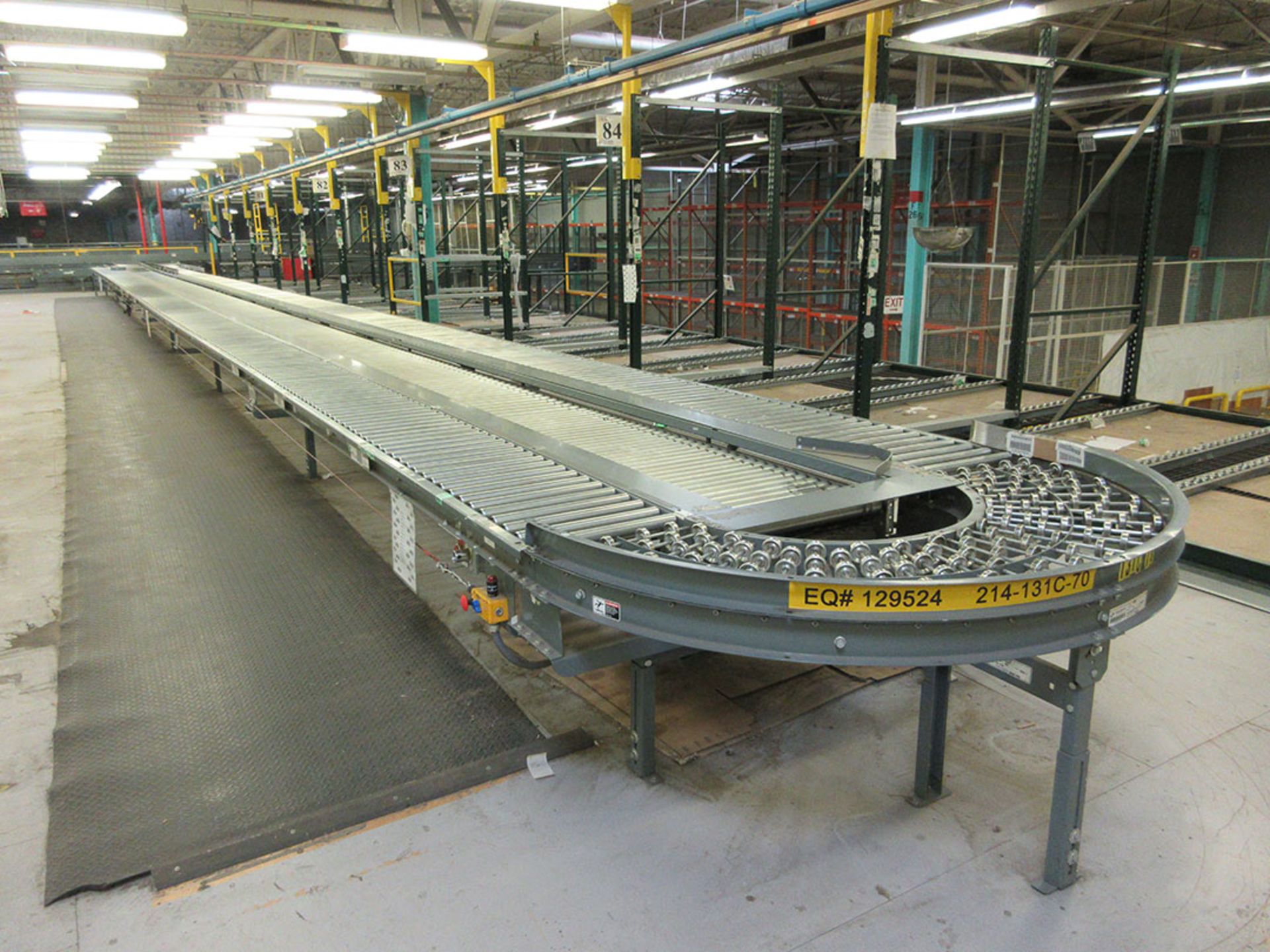 SOUTHERN SYSTEMS INDUSTRIAL CONVEYOR; LOCATED EAST SIDE MEZZANINE, APPROX., INCLUDES (3) INCLINES - Image 3 of 3