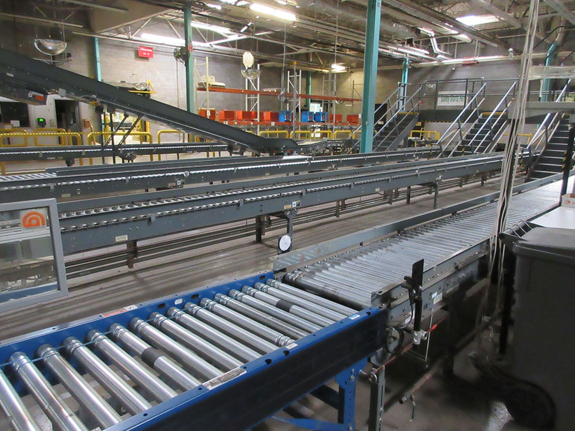 BUSCHMAN FKI LOGISTICS CONVEYOR SYSTEM LOCATED ON WEST SIDE GROUND LEVEL, APPROX. - Image 2 of 2