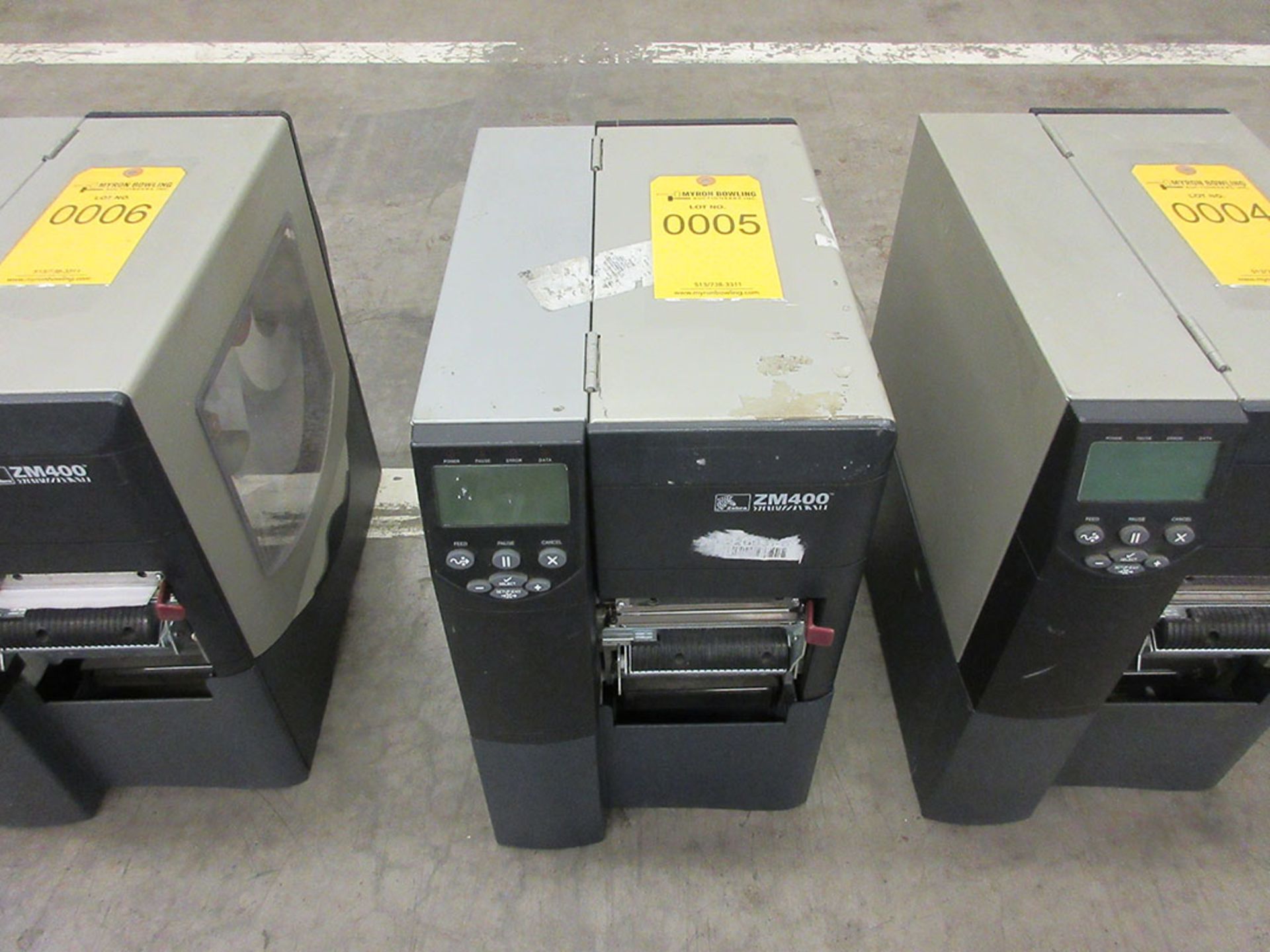 ZEBRA ZM400 INDUSTRIAL LABEL PRINTER