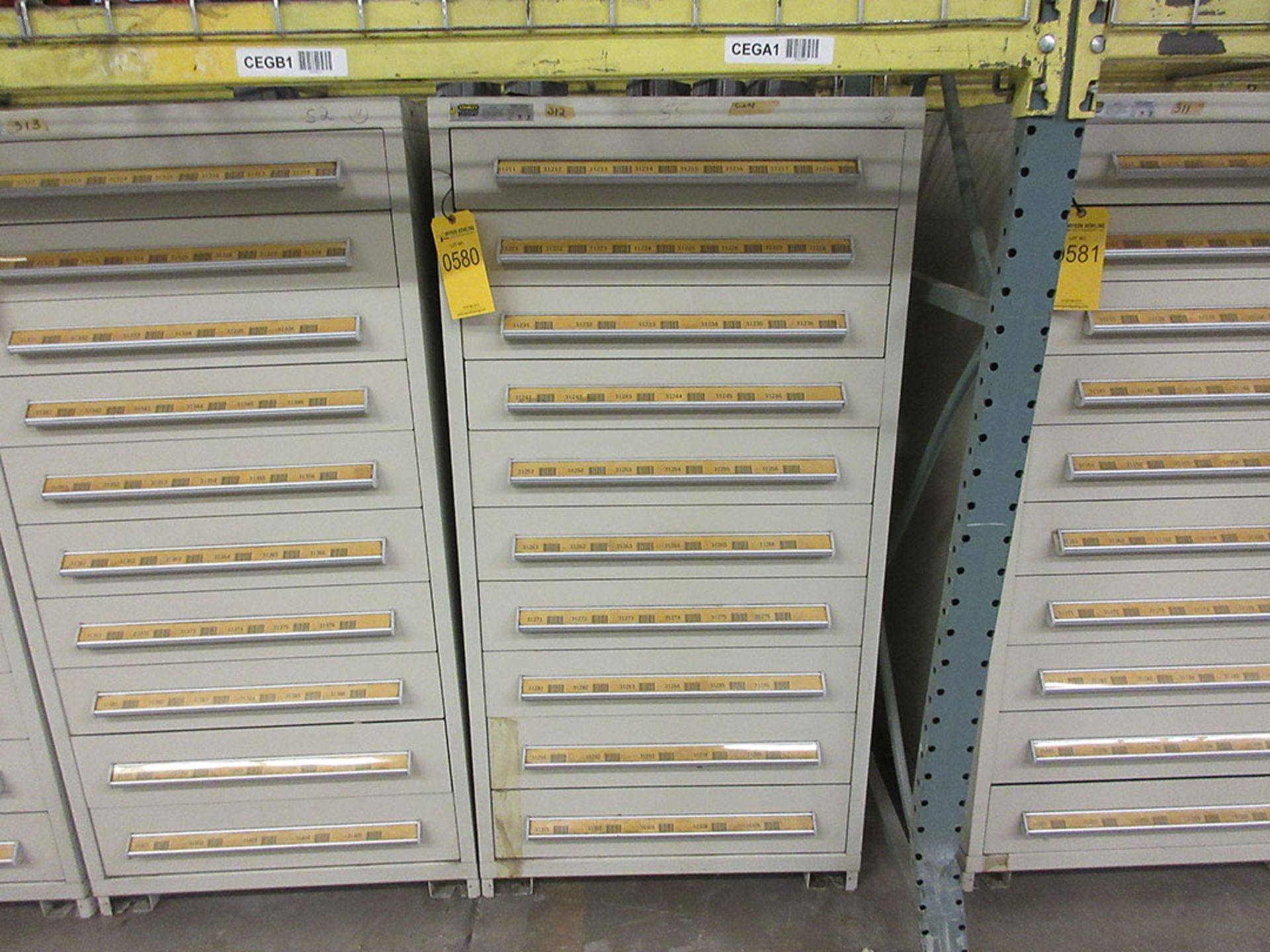 STANLEY VIDMAR 10-DRAWER TOOL CABINET