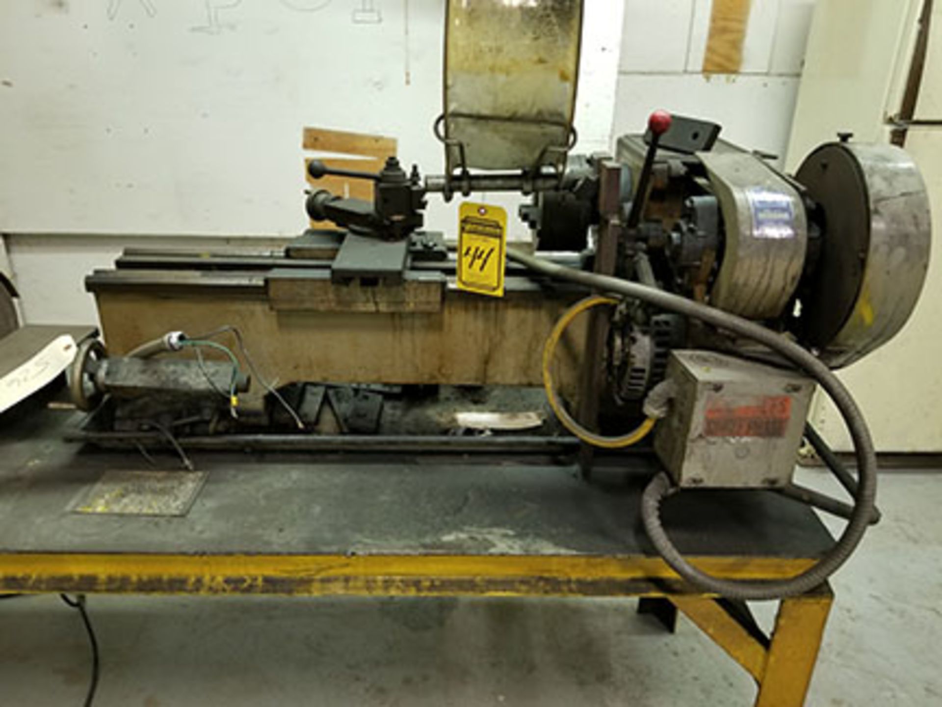 JET PRECISION LATHE; MODEL JET-1024P, 24'' BETWEEN CENTER, 10'' SWING, 6'' 3-JAW CHUCK, ALORIS - Image 4 of 4