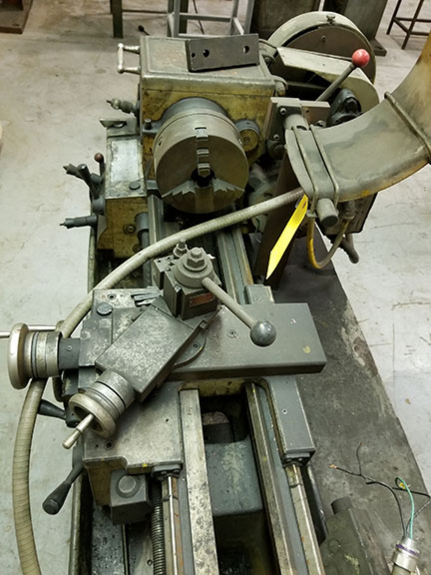 JET PRECISION LATHE; MODEL JET-1024P, 24'' BETWEEN CENTER, 10'' SWING, 6'' 3-JAW CHUCK, ALORIS - Image 3 of 4